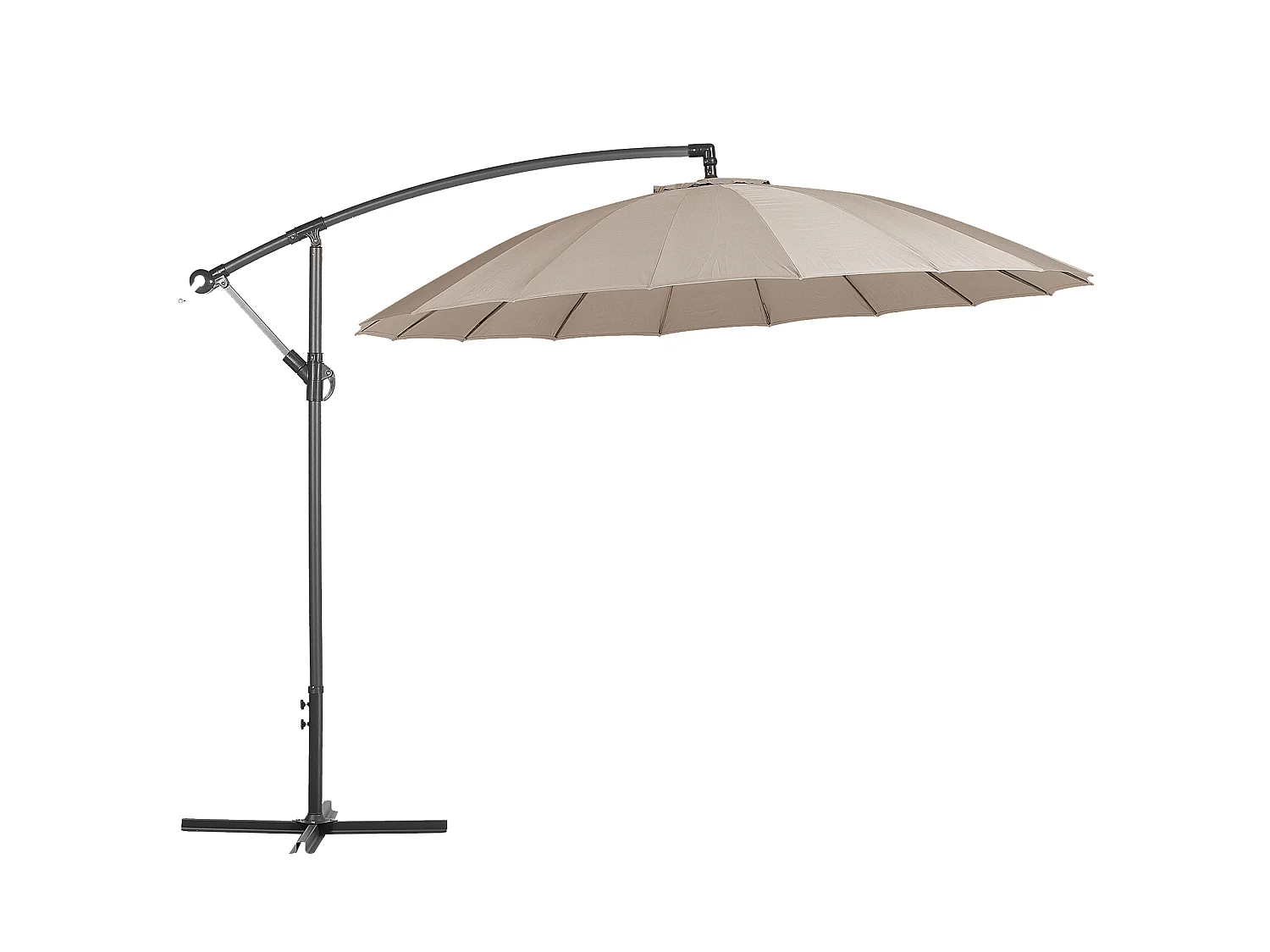 Parasol déporté 268 cm CALABRIA II Beige sable