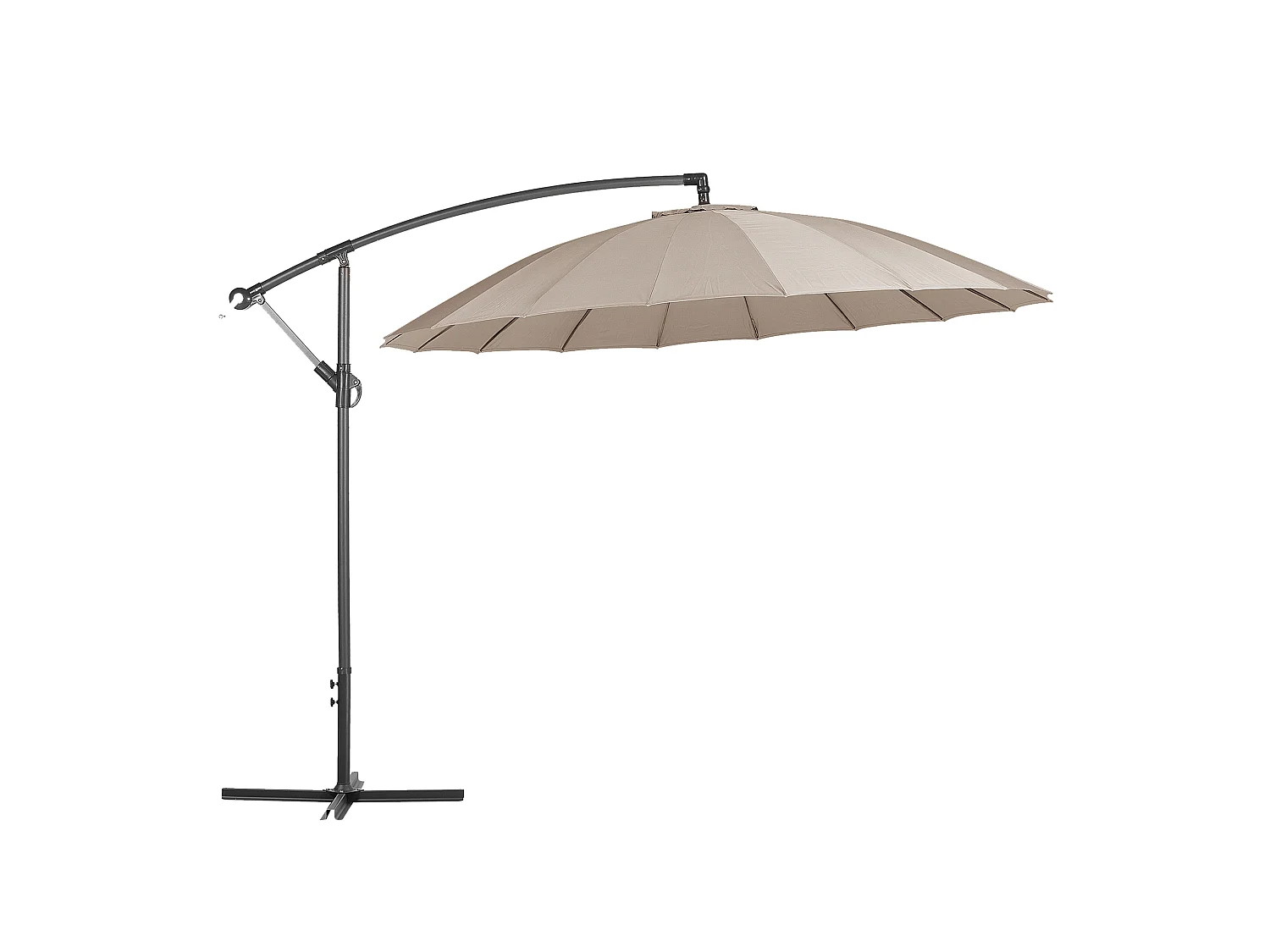 Parasol déporté 268 cm CALABRIA II Beige sable