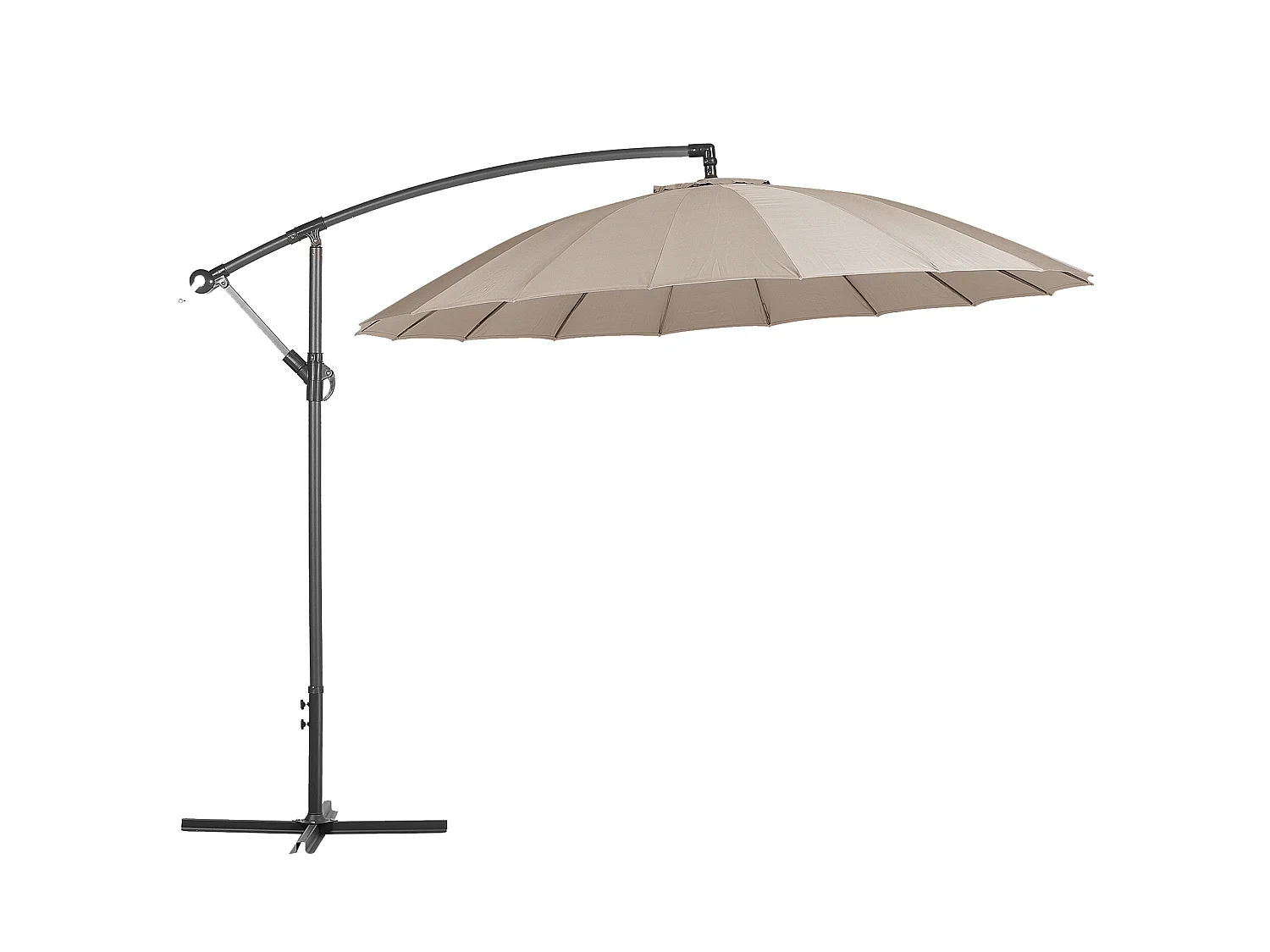 Parasol déporté 268 cm CALABRIA II Beige sable