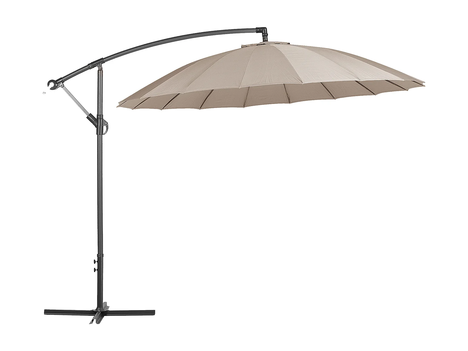 Parasol déporté 268 cm CALABRIA II Beige sable