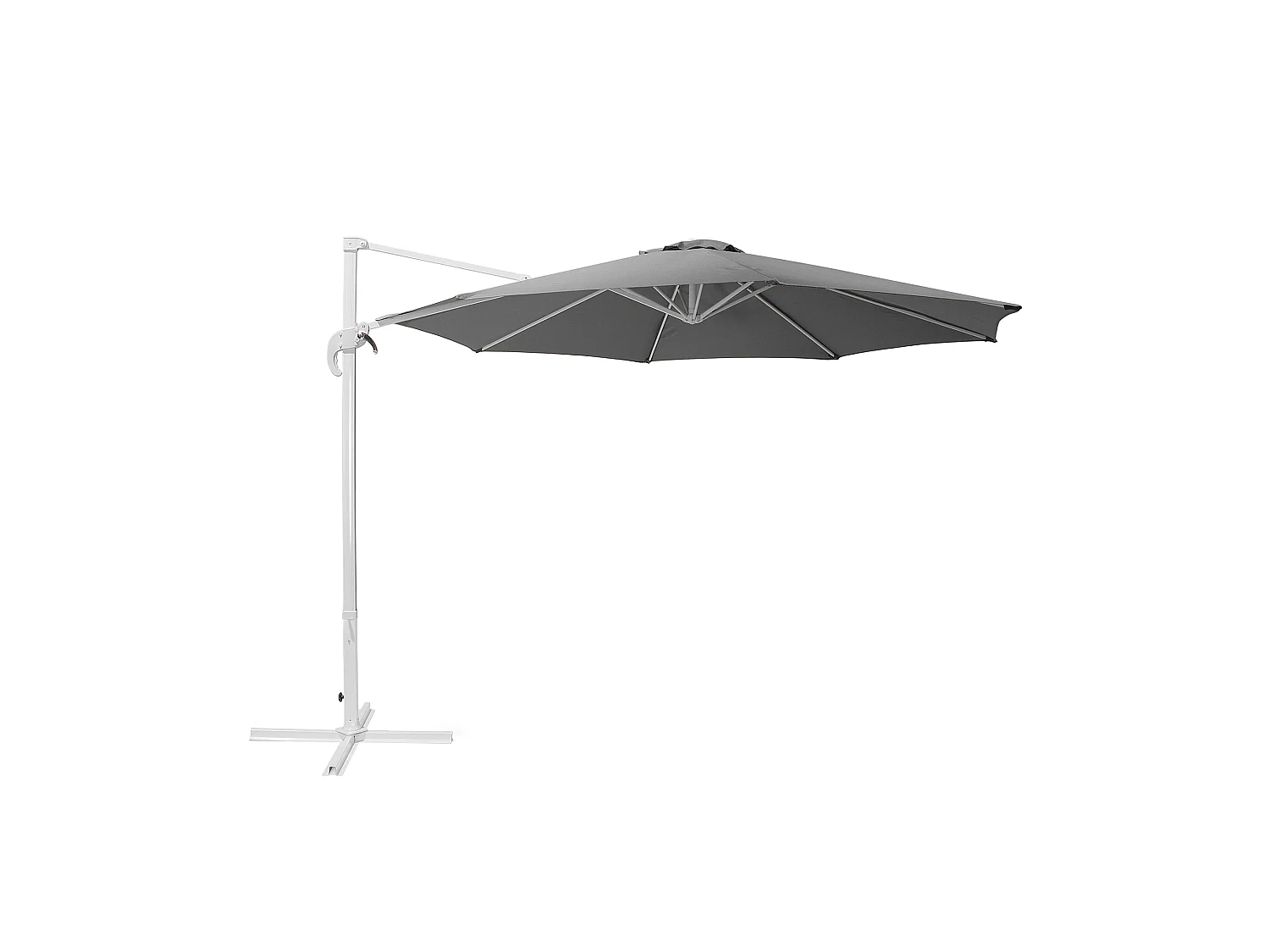 Cantilever parasol 300 cm SAVONA Grijs Donkergrijs