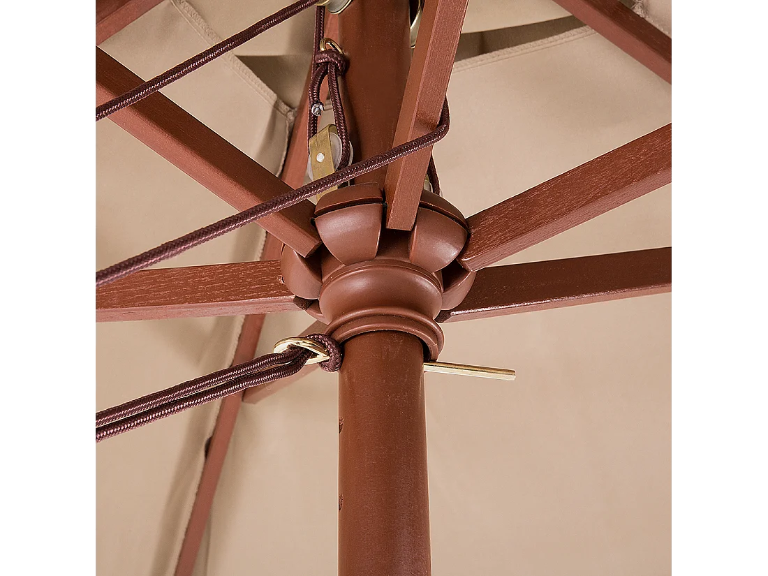 Parasol 195 cm FLAMENCO Zandbeige