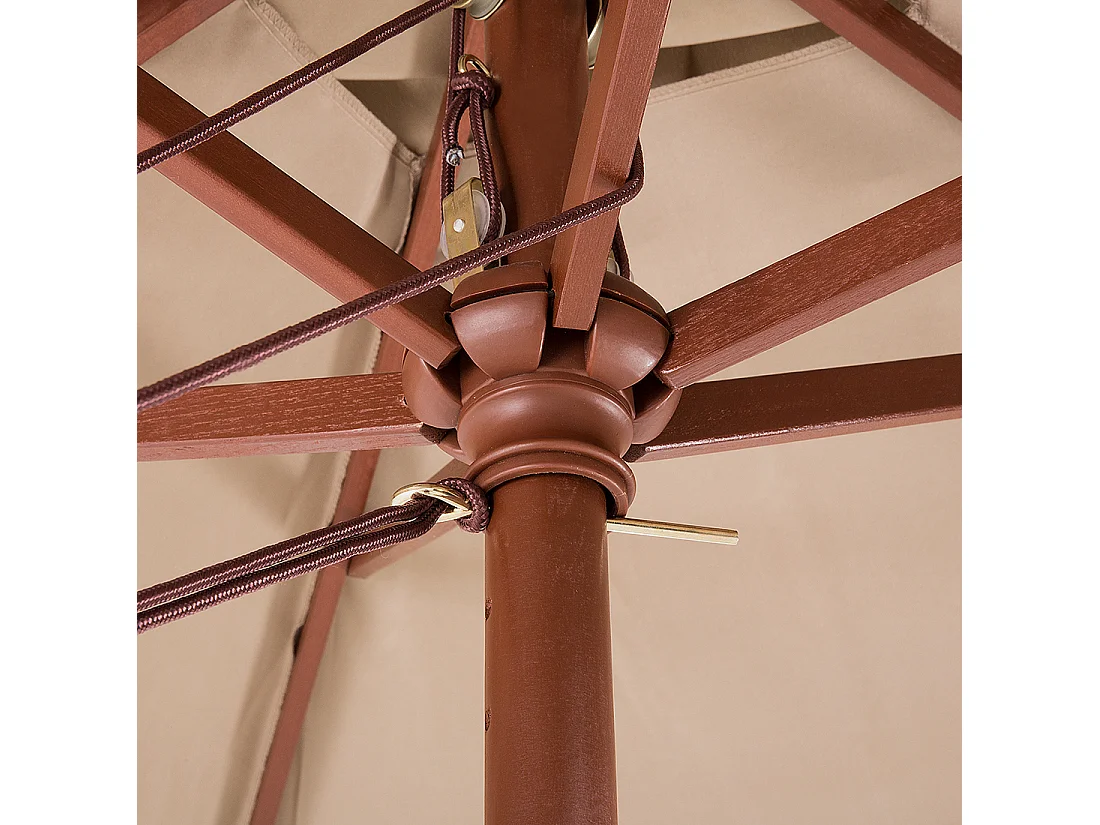 Parasol 195 cm FLAMENCO Zandbeige