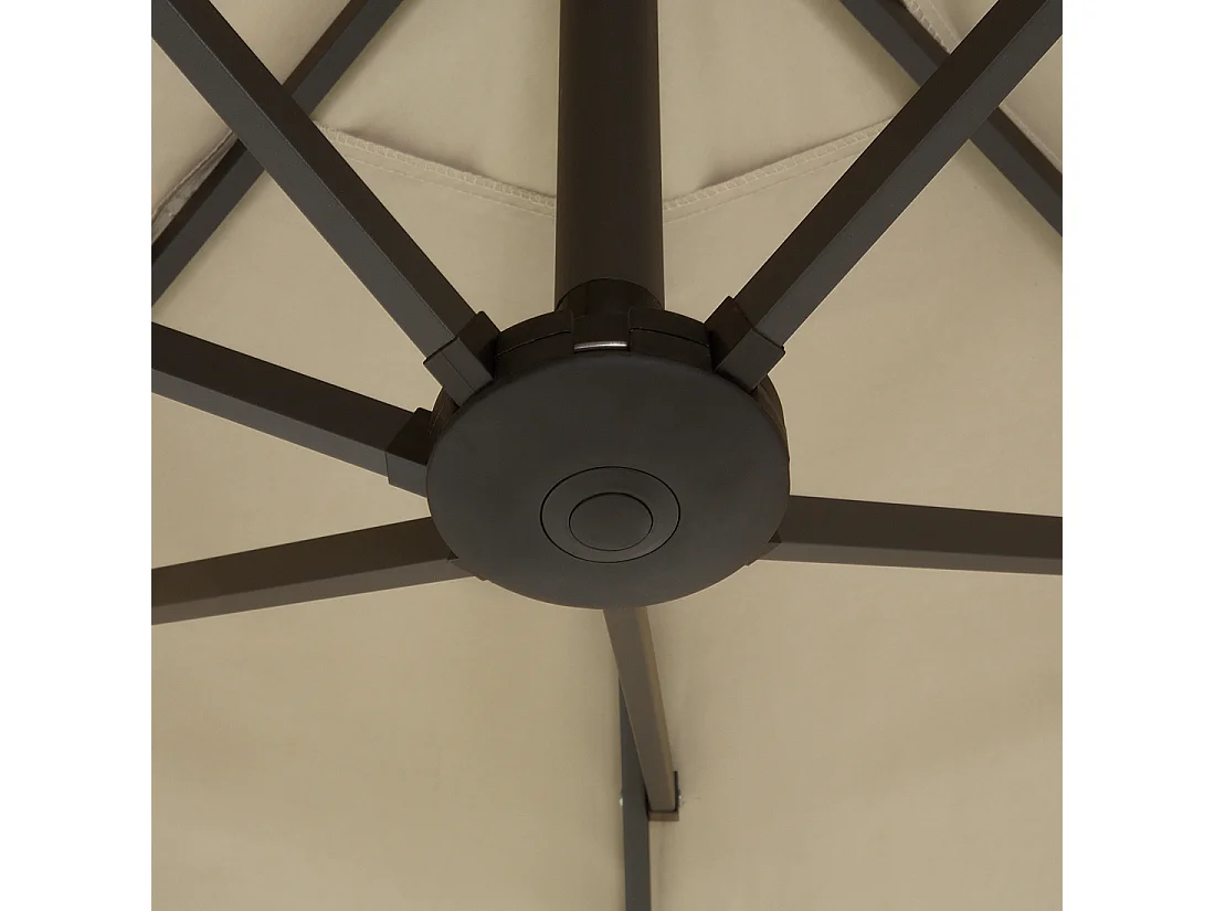 Parasol de jardin 460 cm SIBILLA Beige