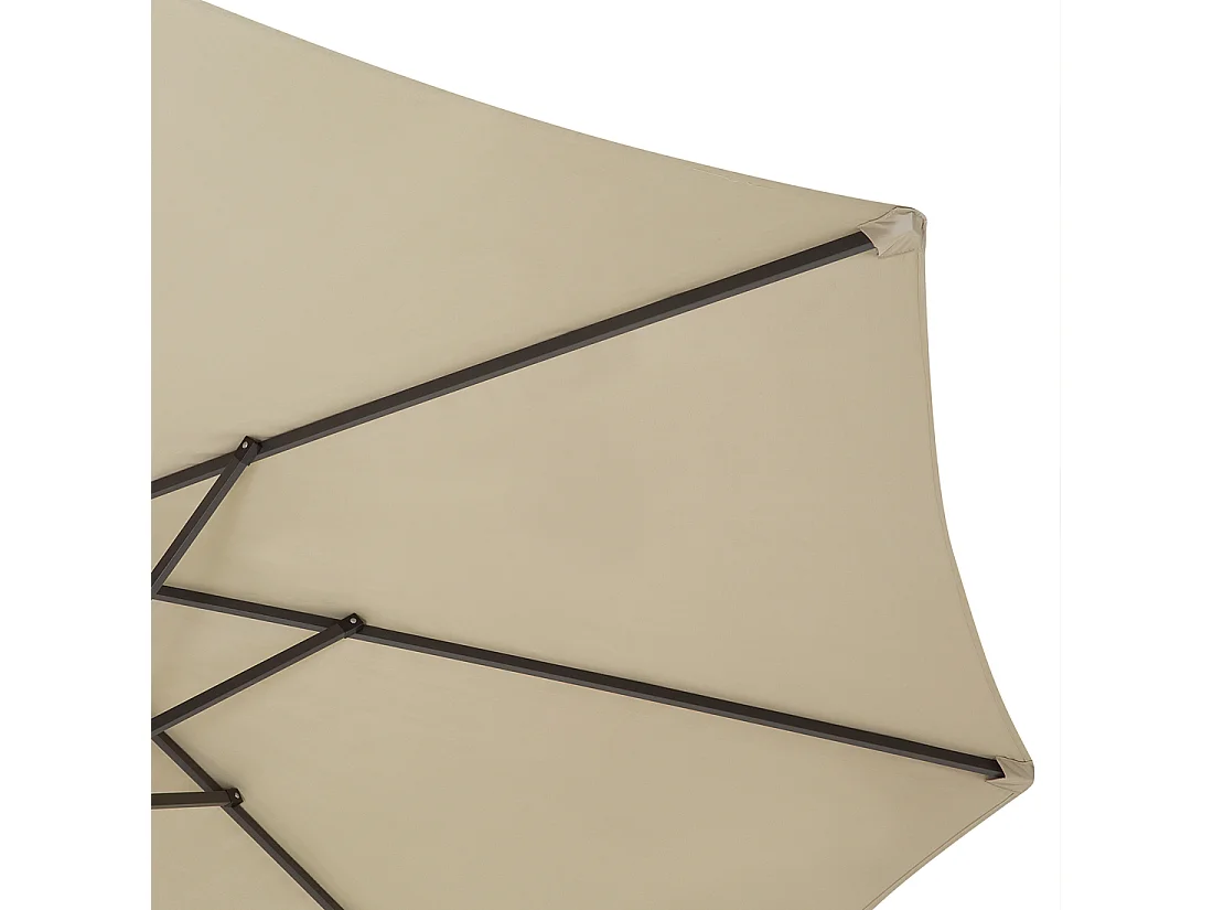 Parasol de jardin 460 cm SIBILLA Beige