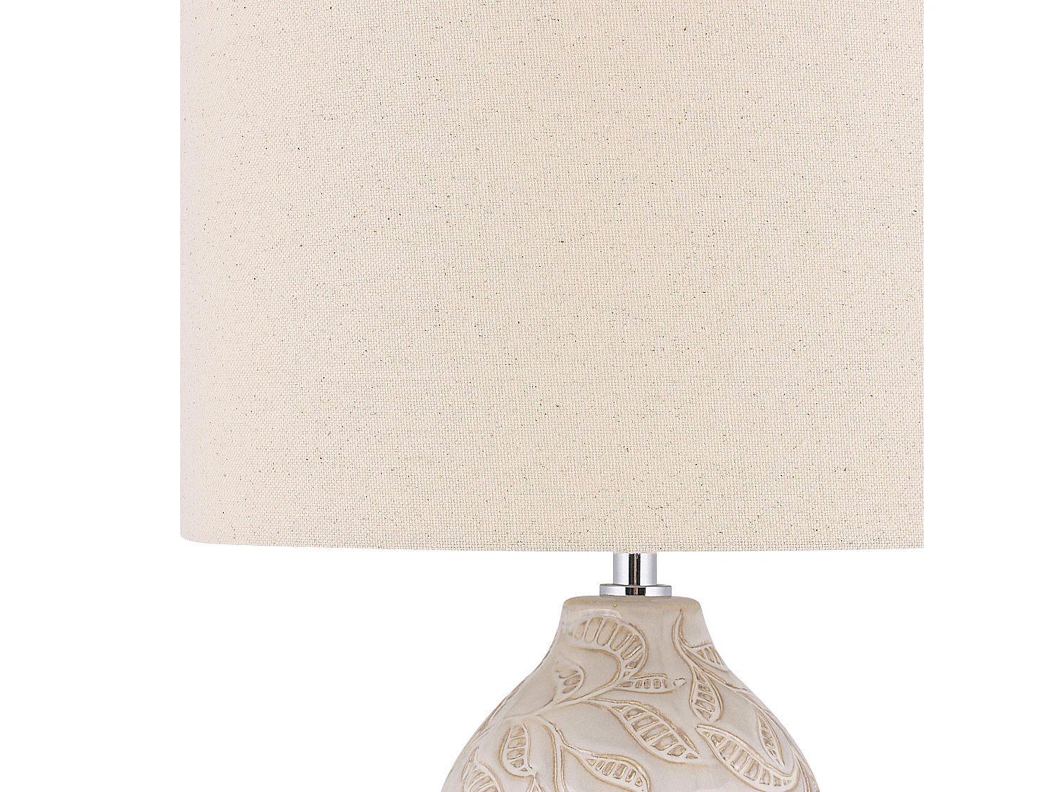 Lampe à poser SALZA Céramique Beige