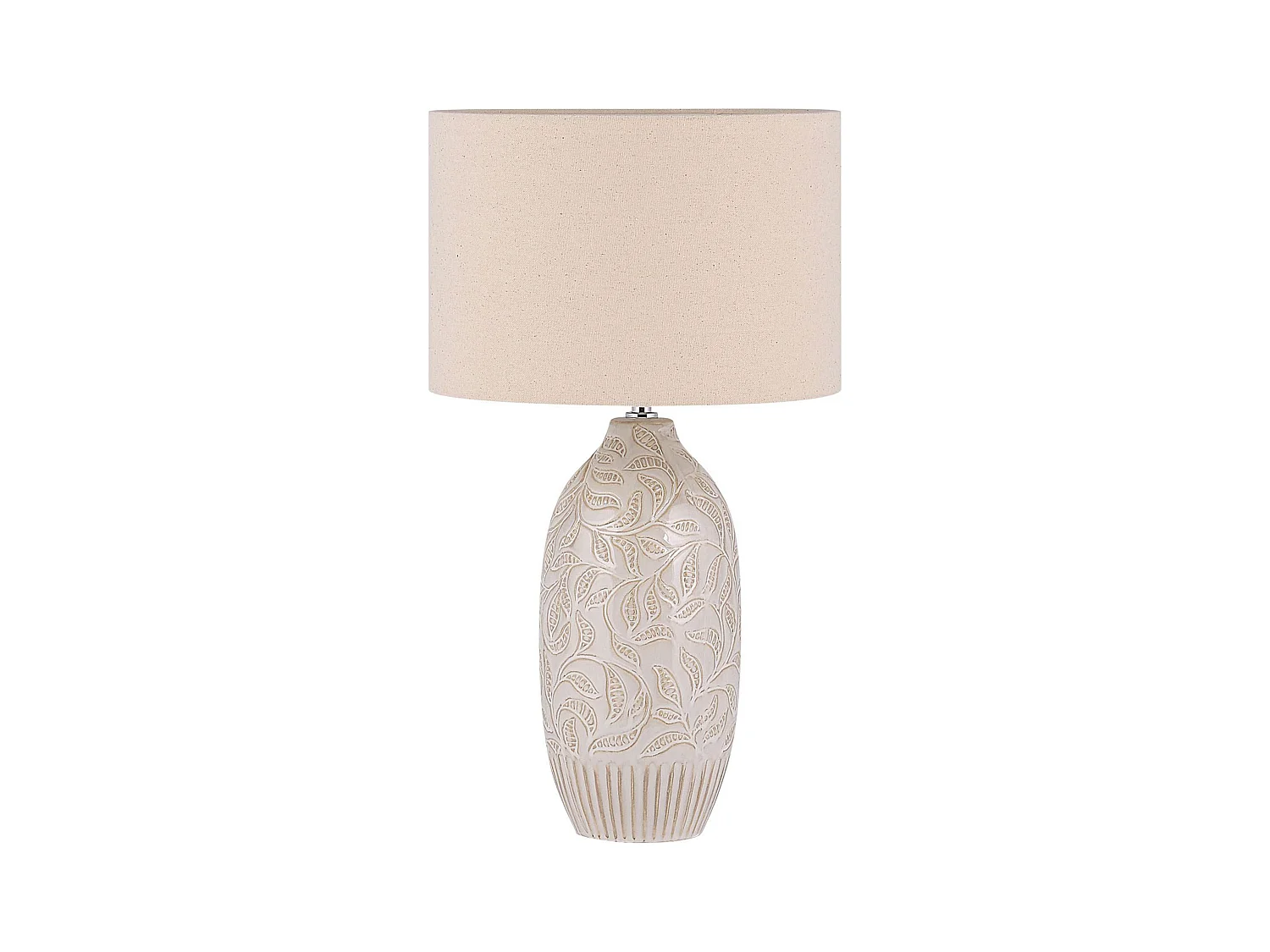 Lampe à poser SALZA Céramique Beige
