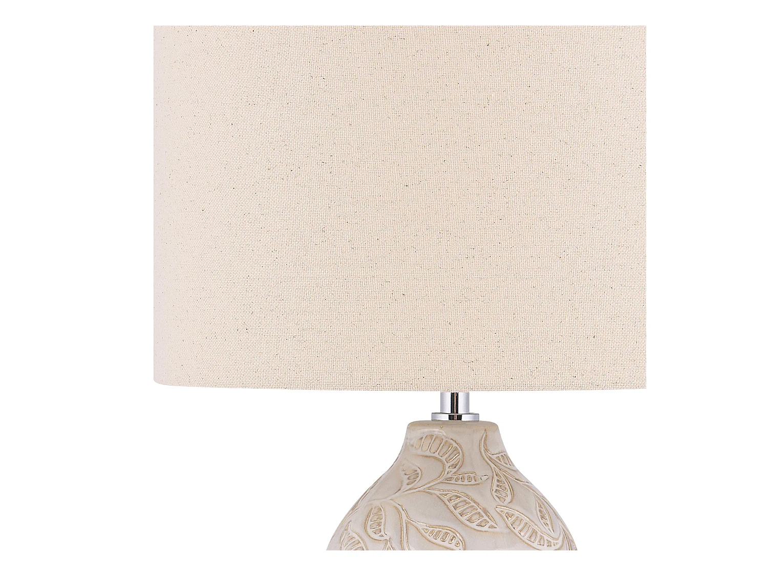 Lampe à poser SALZA Céramique Beige