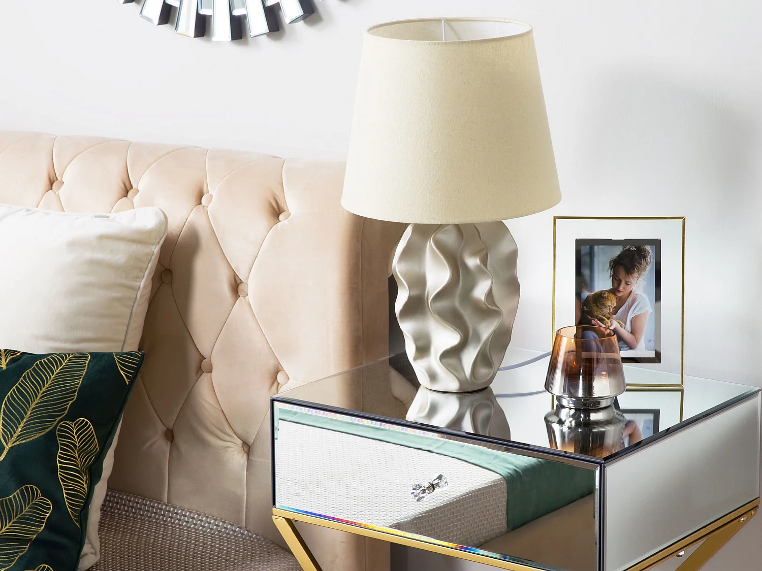 Lampada da tavolo ALLIKA Ceramica Oro