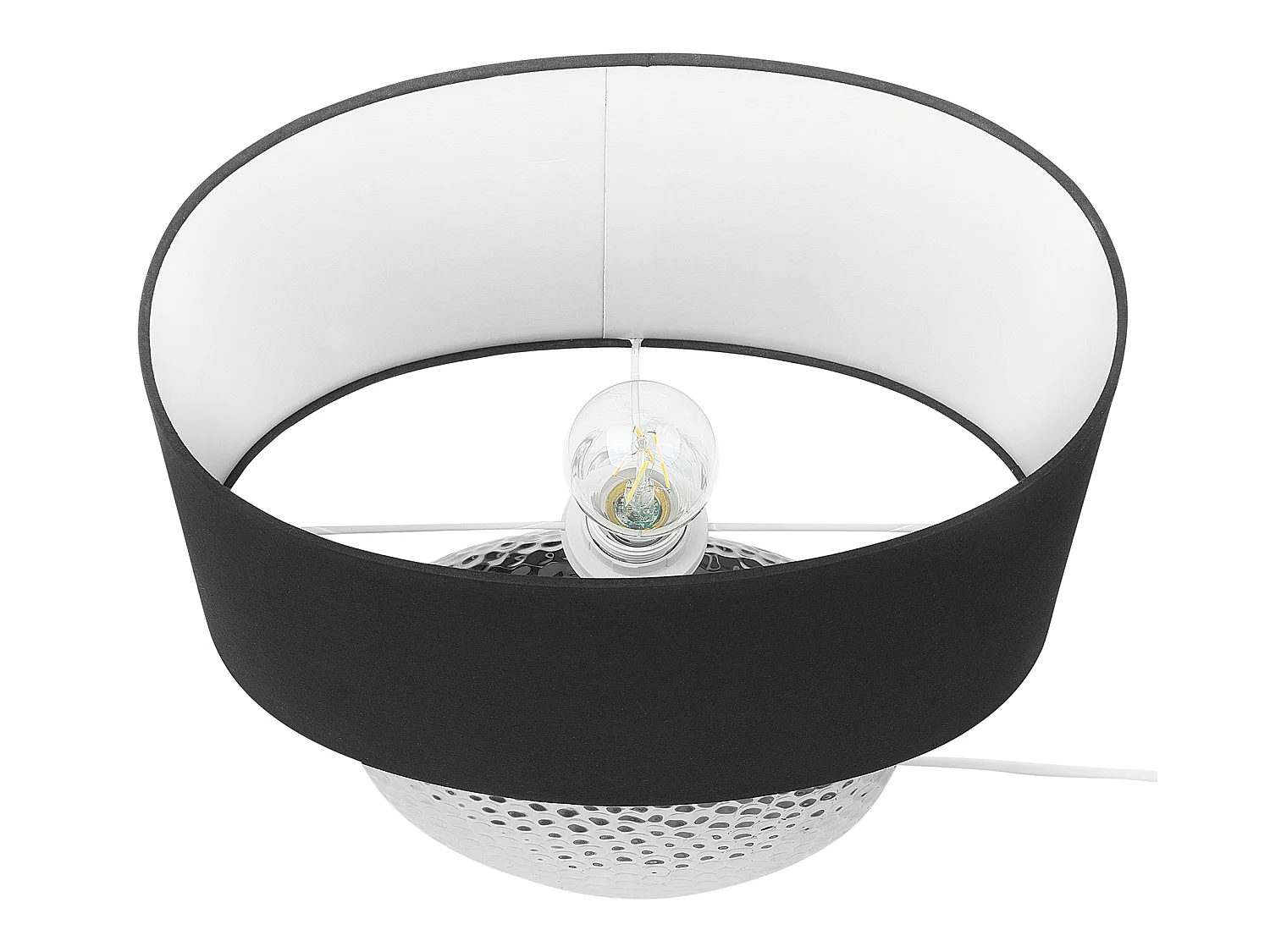 Lampe à poser NASVA Céramique Argenté