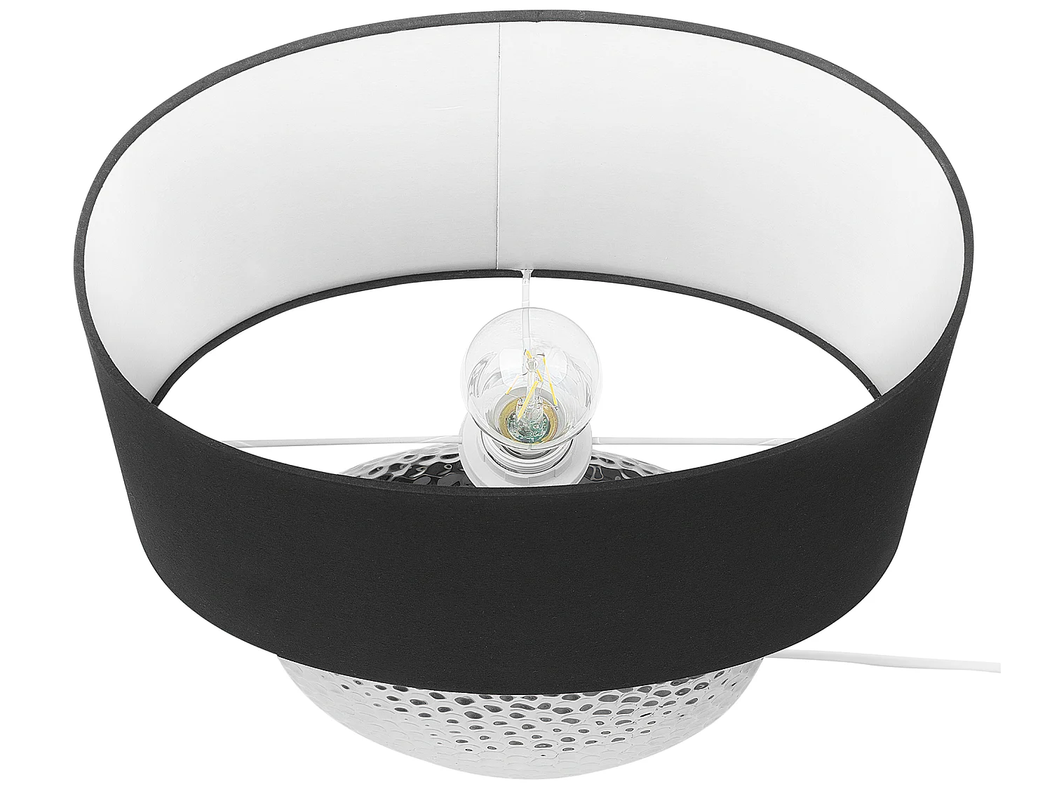 Lampa stołowa NASVA Ceramika Srebrny