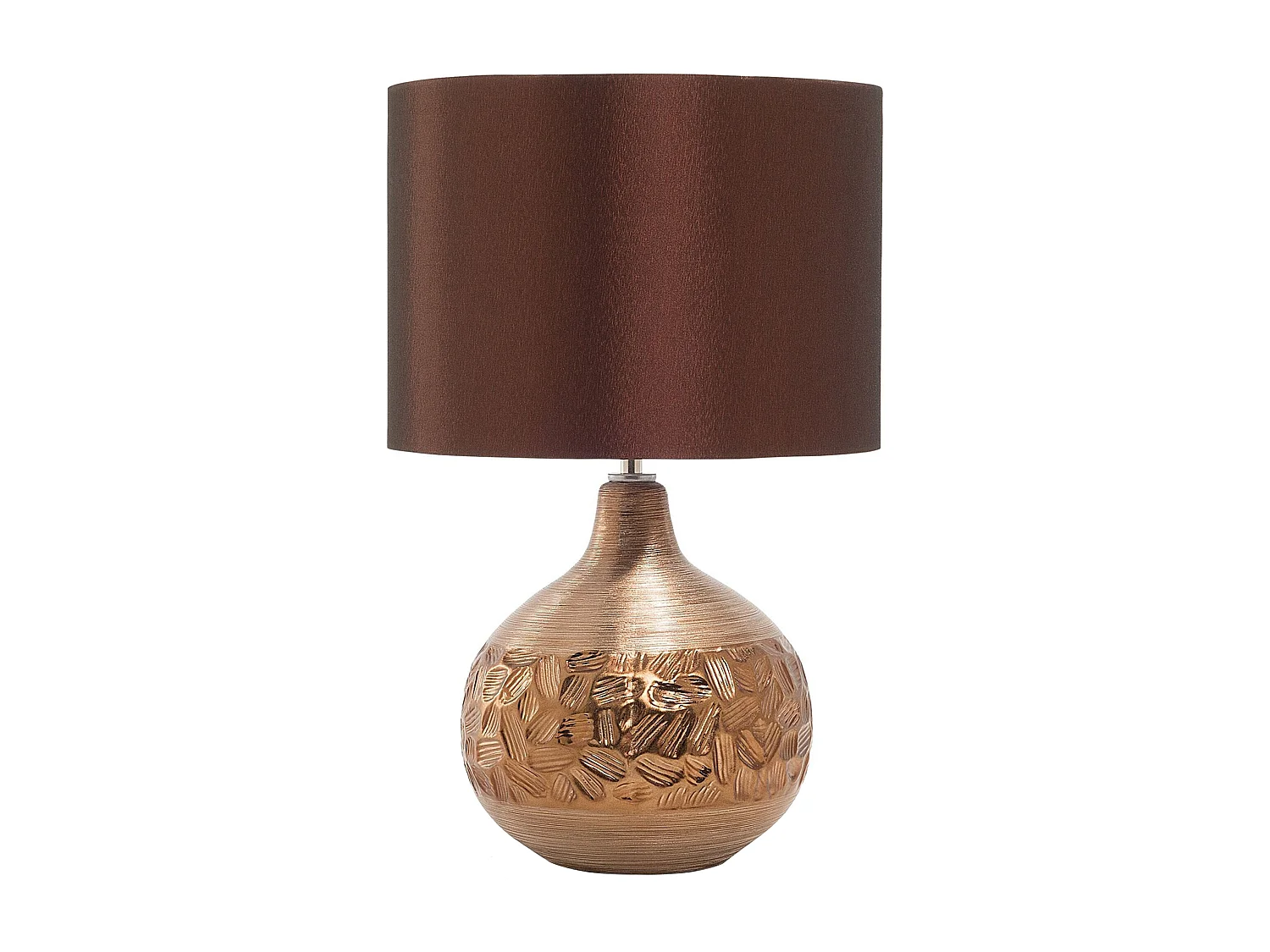 Candeeiro de mesa YAKIMA Porcelana Castanho