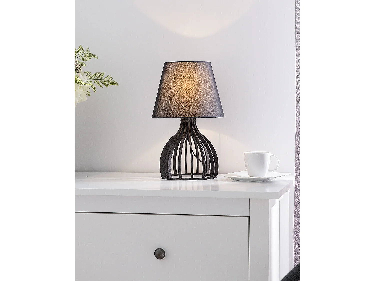 Lampada da tavolo AGUEDA Nero