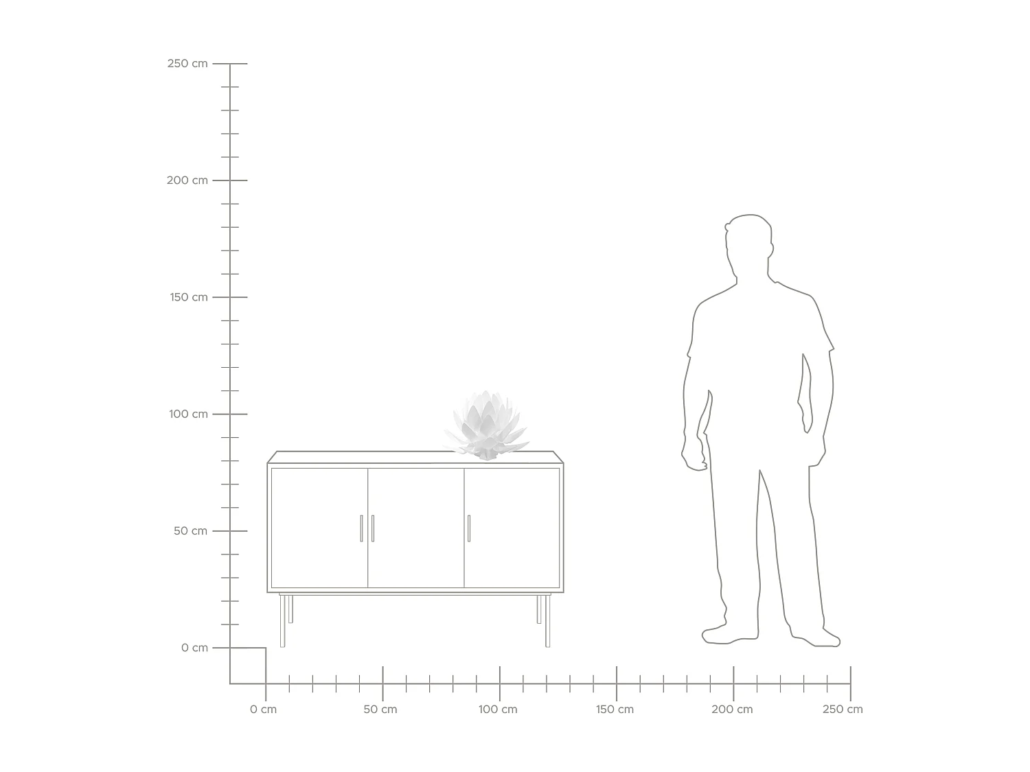 Lámpara de mesa MUSONE Blanco