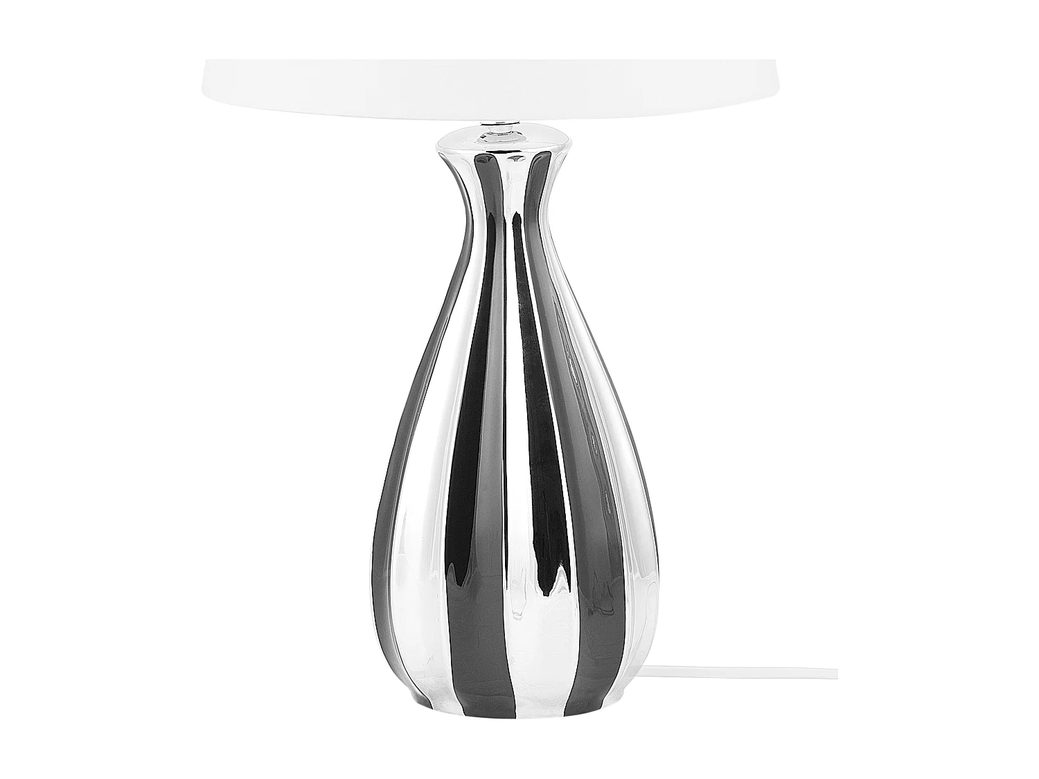 Lampe à poser VARDJA Céramique Argenté