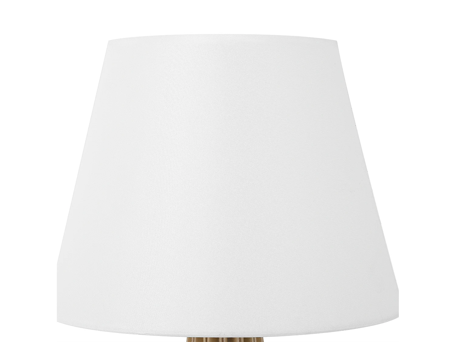 Lampe à poser AGUEDA Marron/blanc