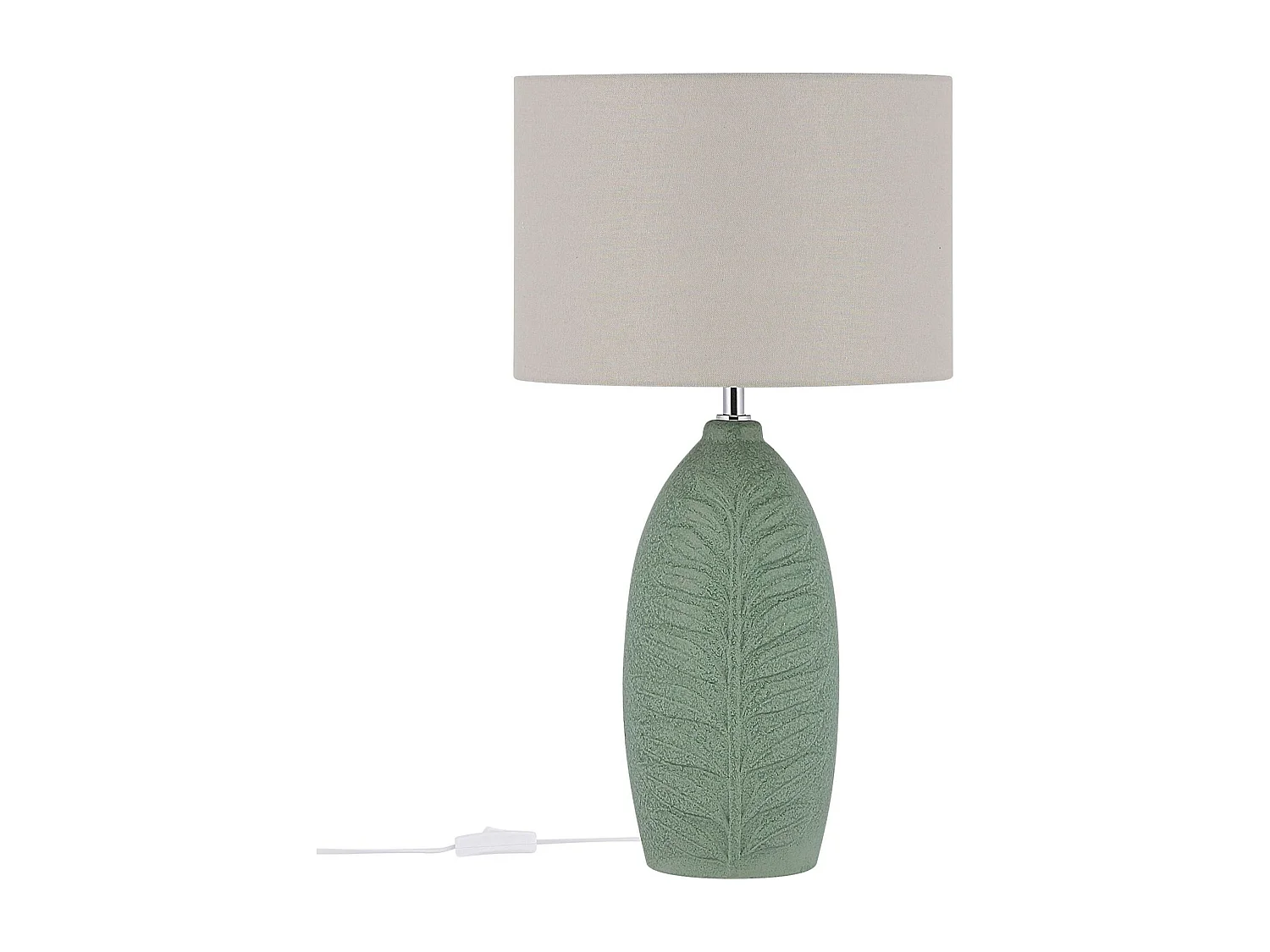 Lampe à poser verte et grise 59 cm OHIO