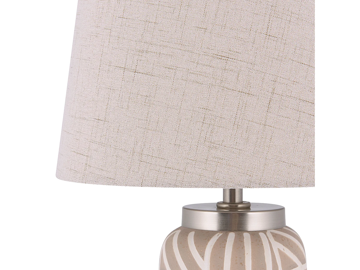 Lampe à poser TRAISEN Céramique Beige