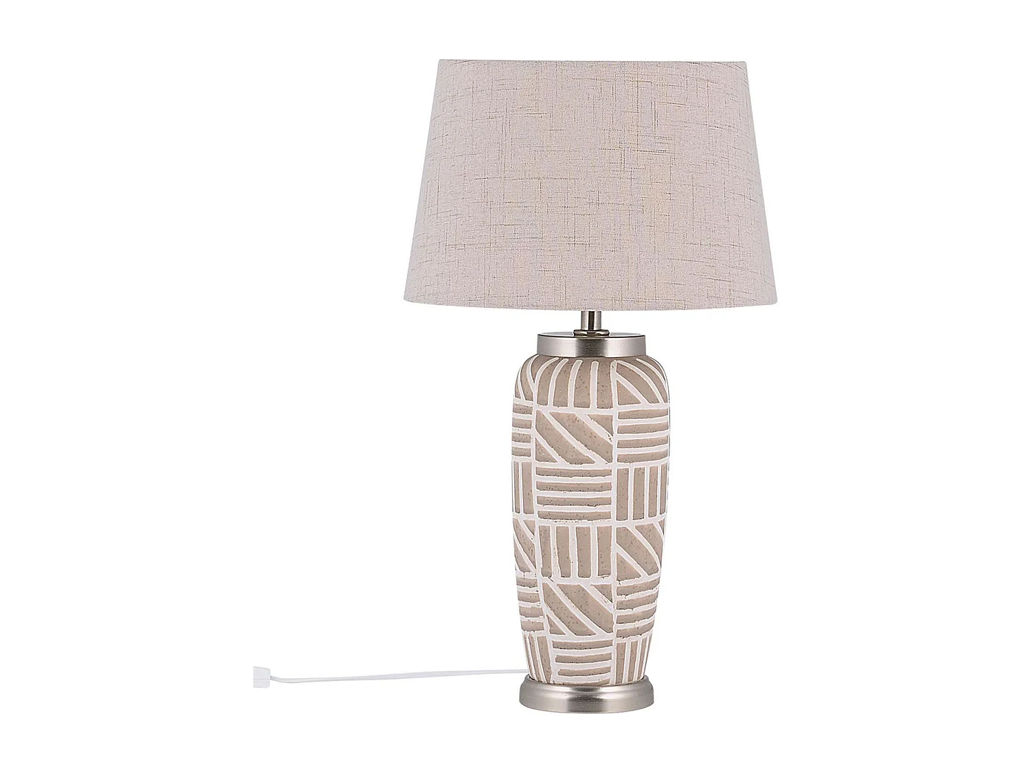 Lampada da tavolo TRAISEN Ceramica Beige