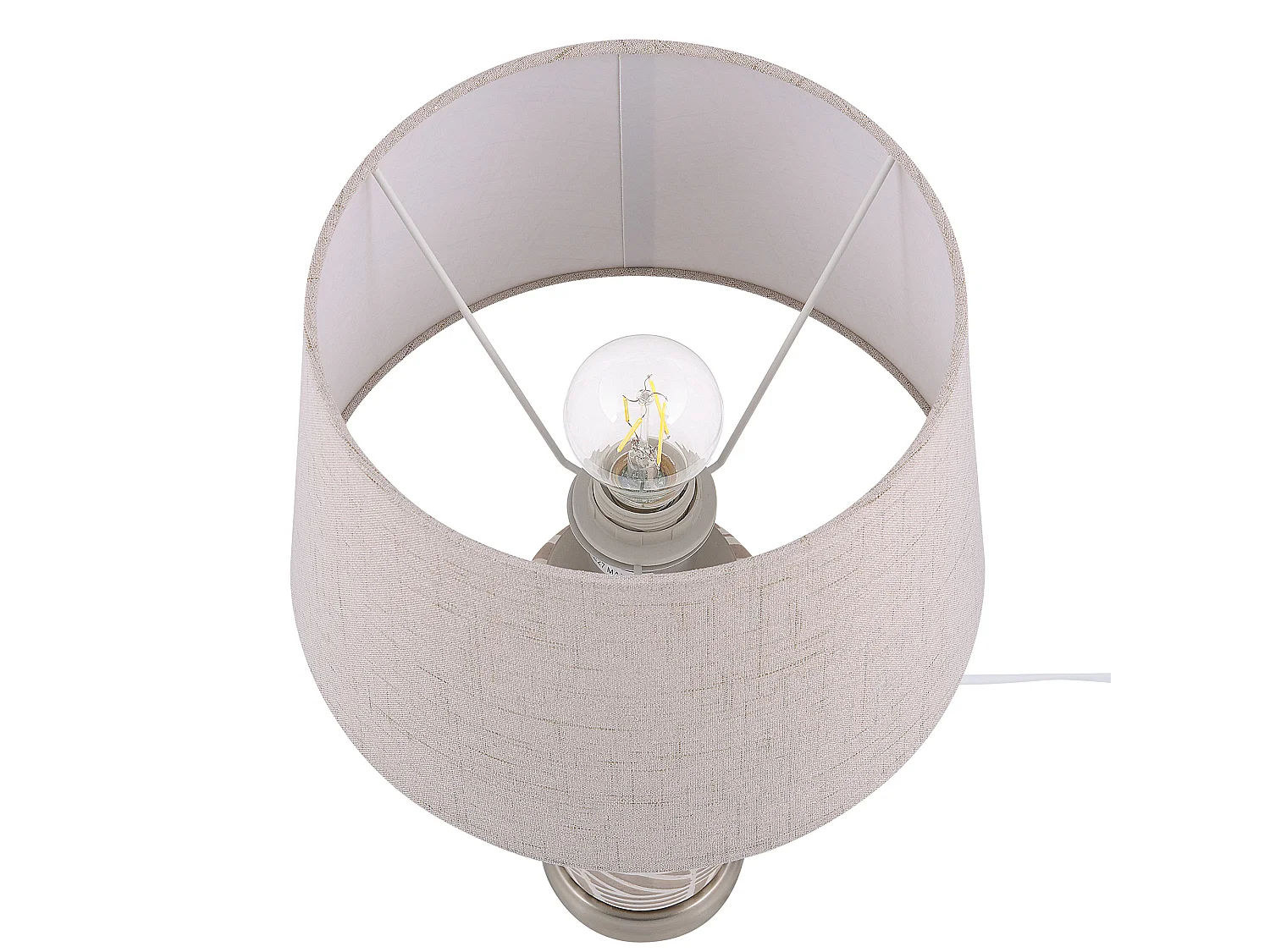 Tafellamp TRAISEN Keramiek Beige