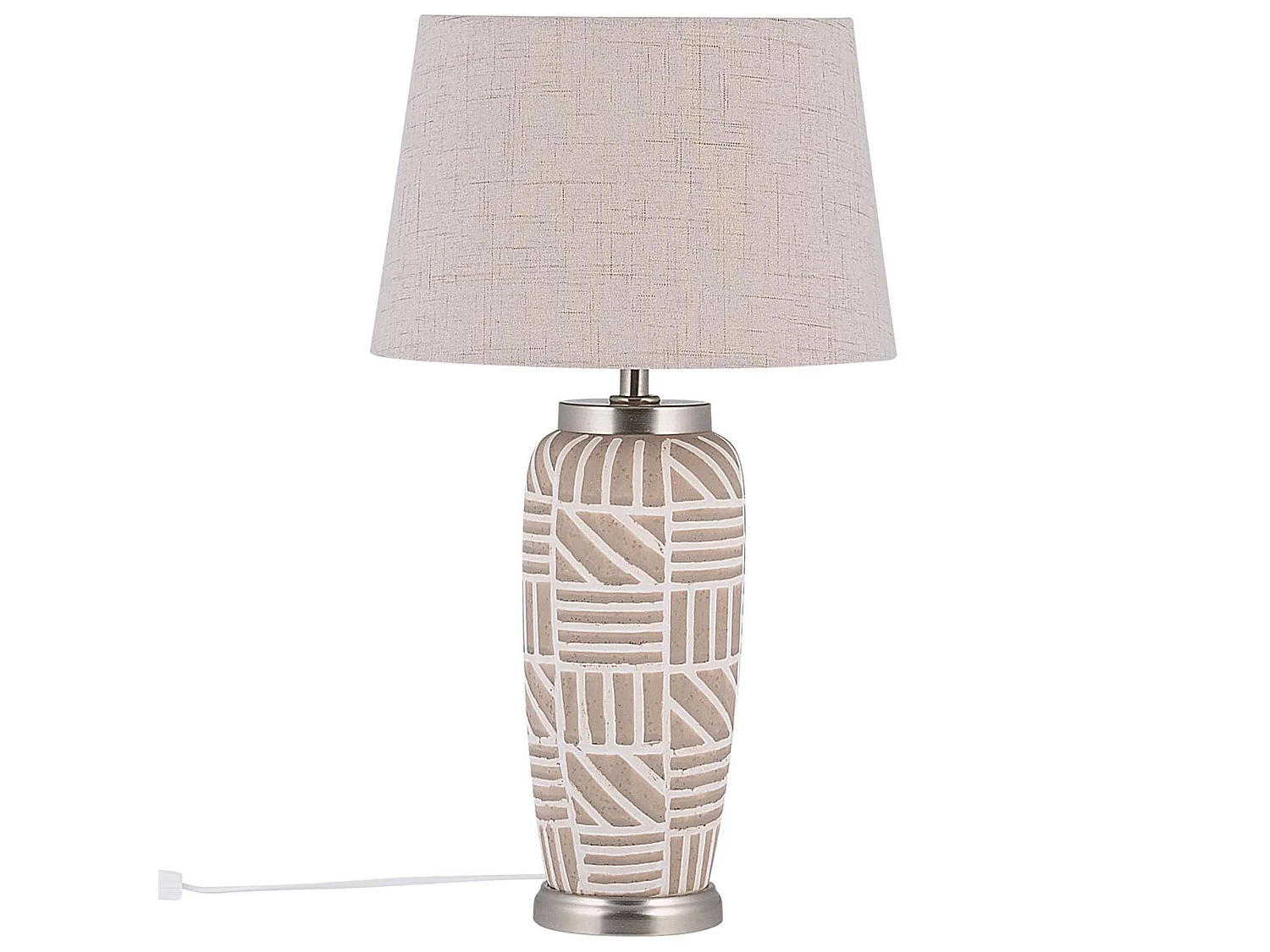 Tafellamp TRAISEN Keramiek Beige