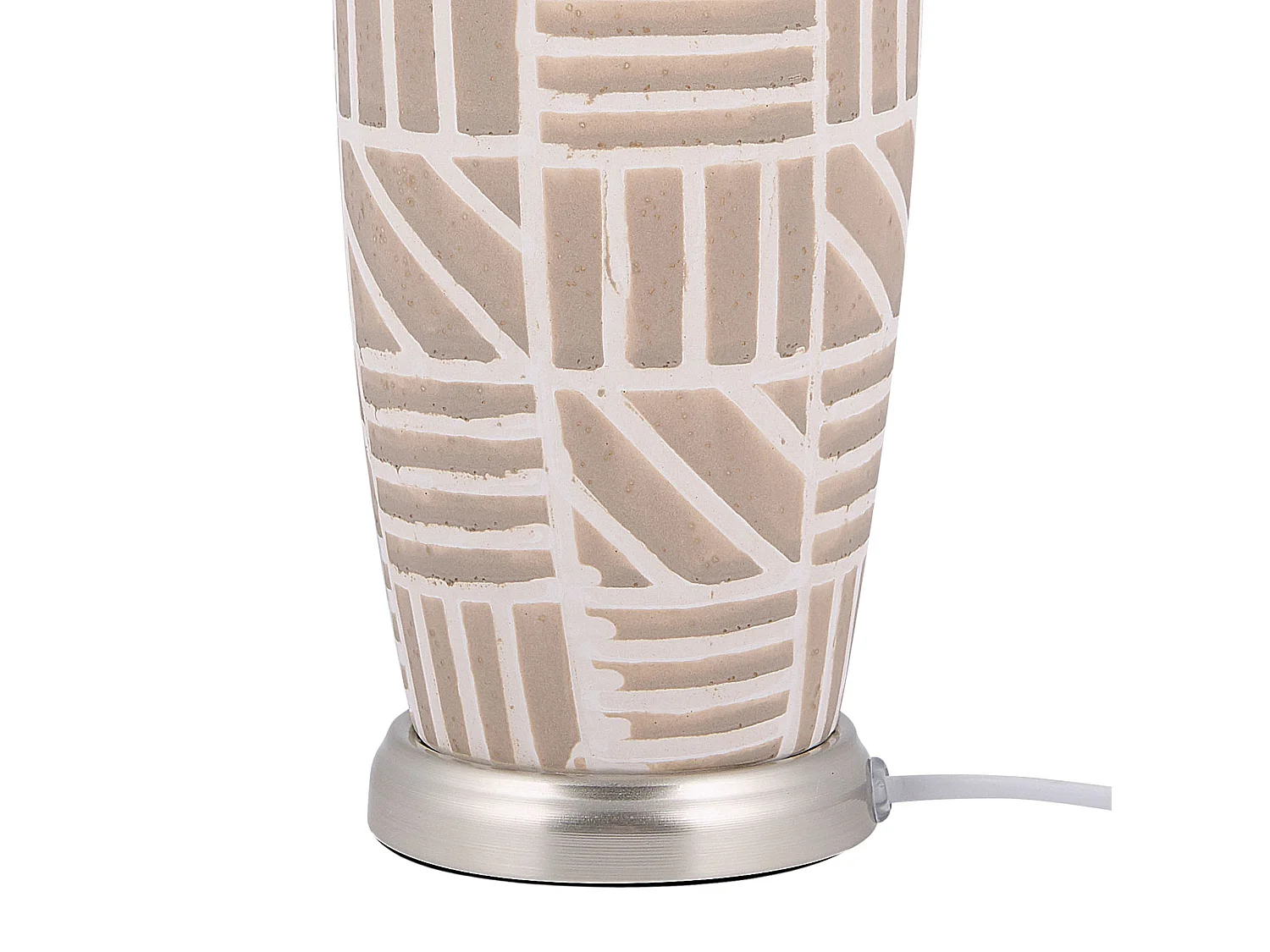 Tafellamp TRAISEN Keramiek Beige