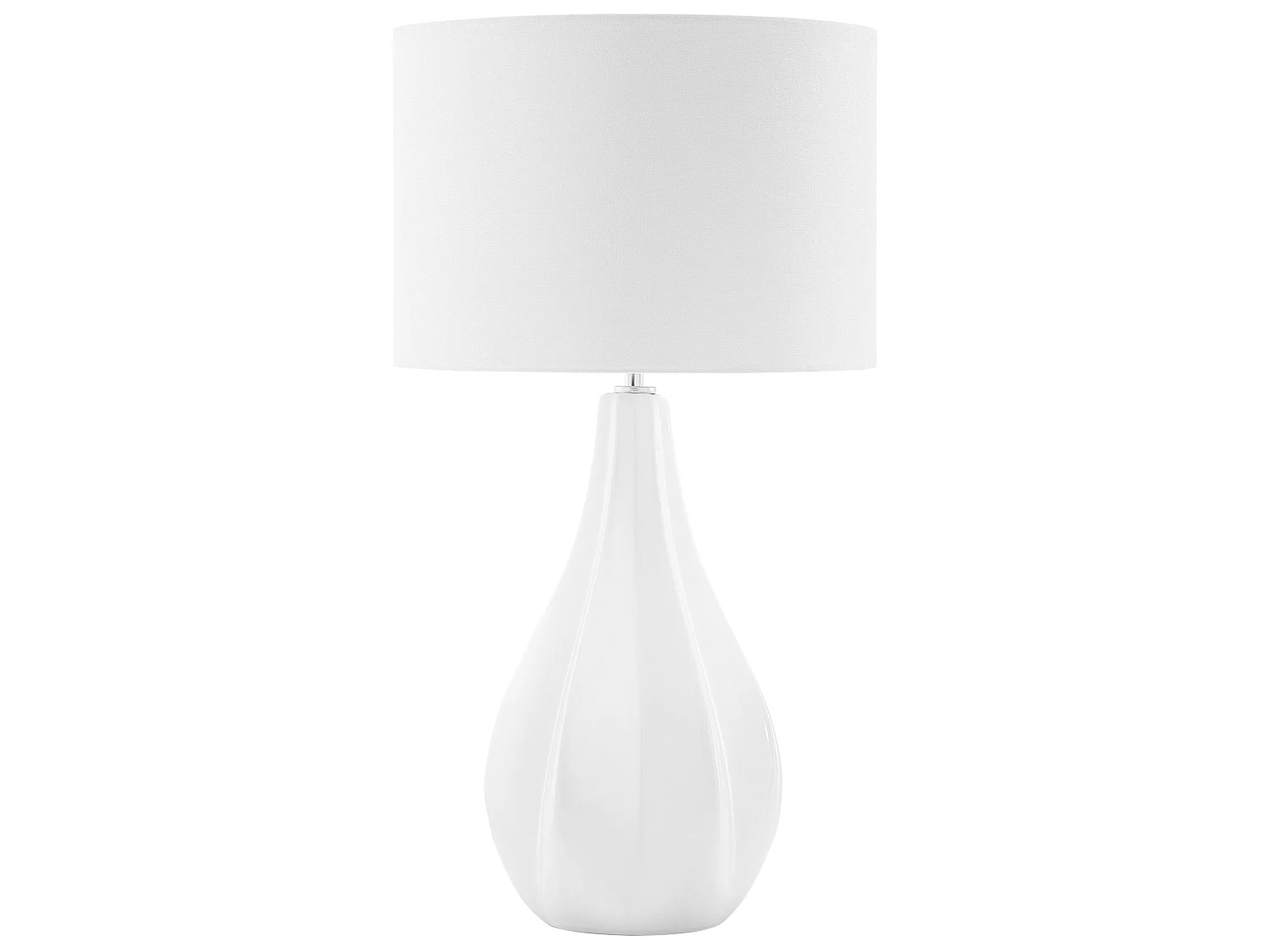 Lampe à poser SANTEE Porcelaine Blanc cassé