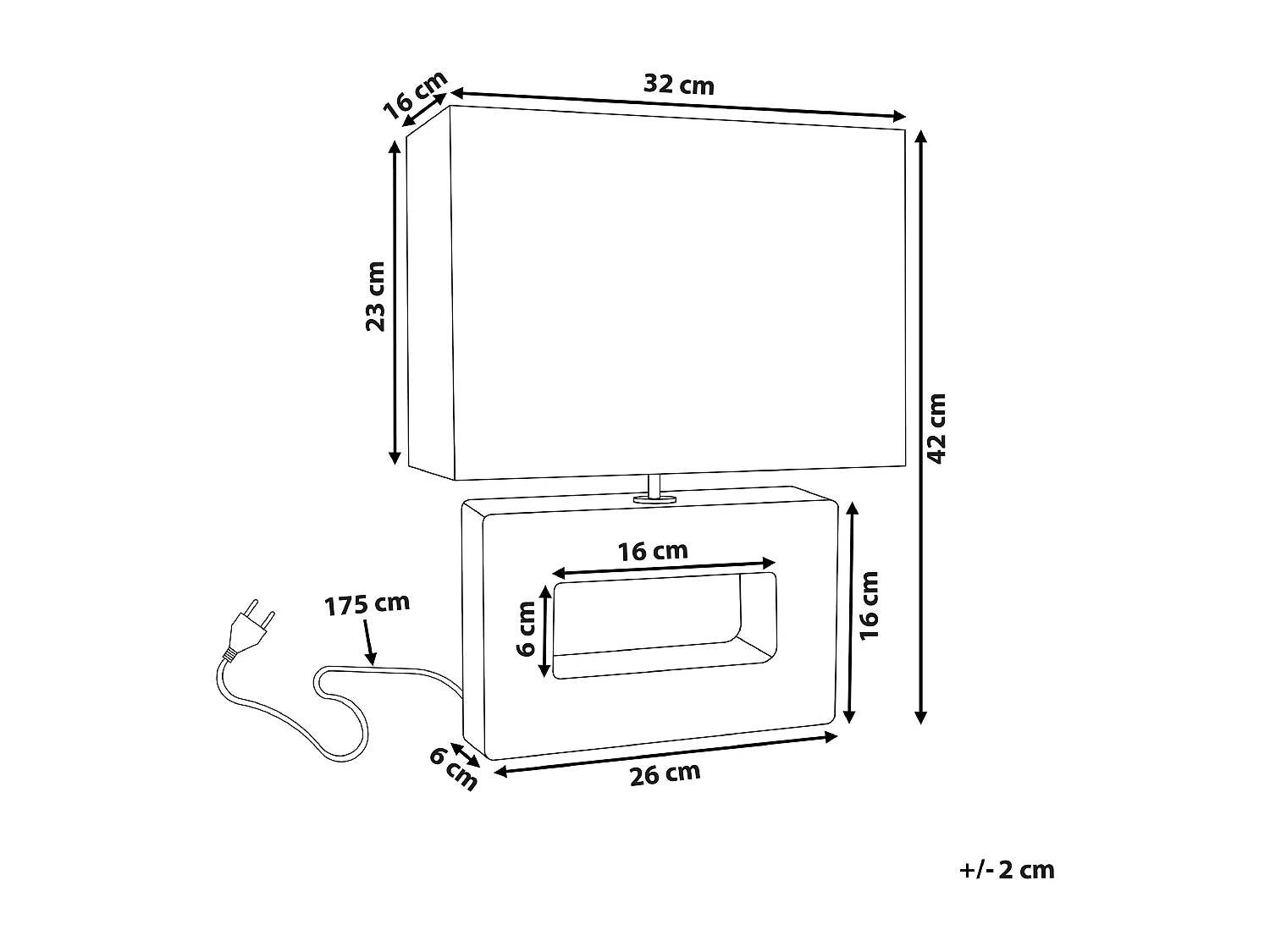 Lampe à poser ONYX Porcelaine Gris