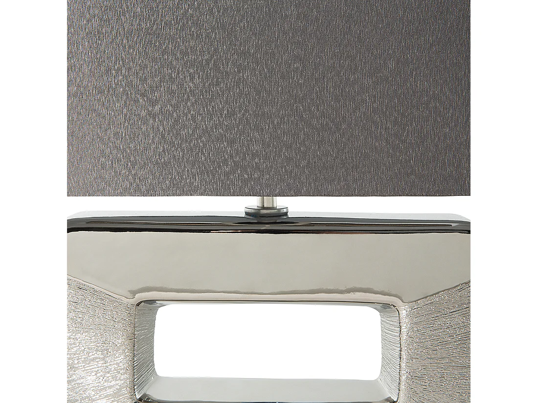 Lampe à poser ONYX Porcelaine Gris