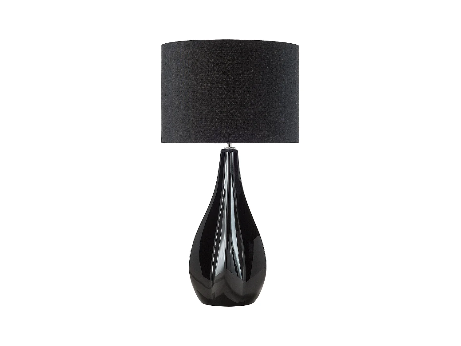 Lampe à poser SANTEE Porcelaine Noir