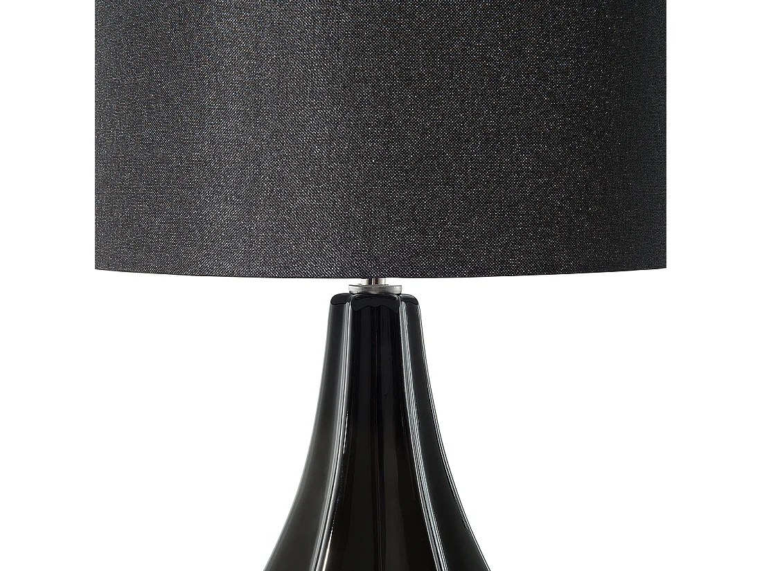 Lampe à poser SANTEE Porcelaine Noir