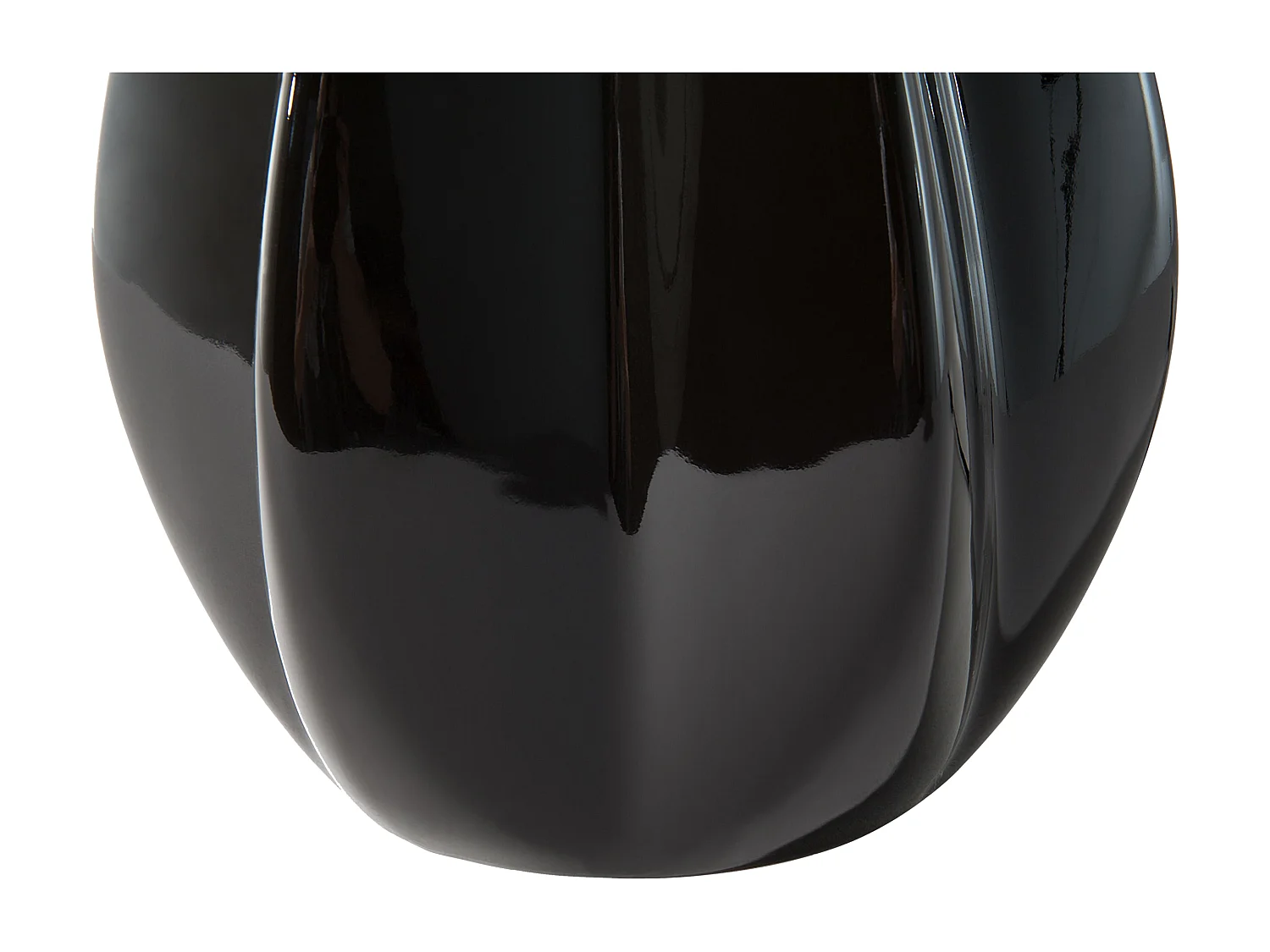 Lampe à poser SANTEE Porcelaine Noir