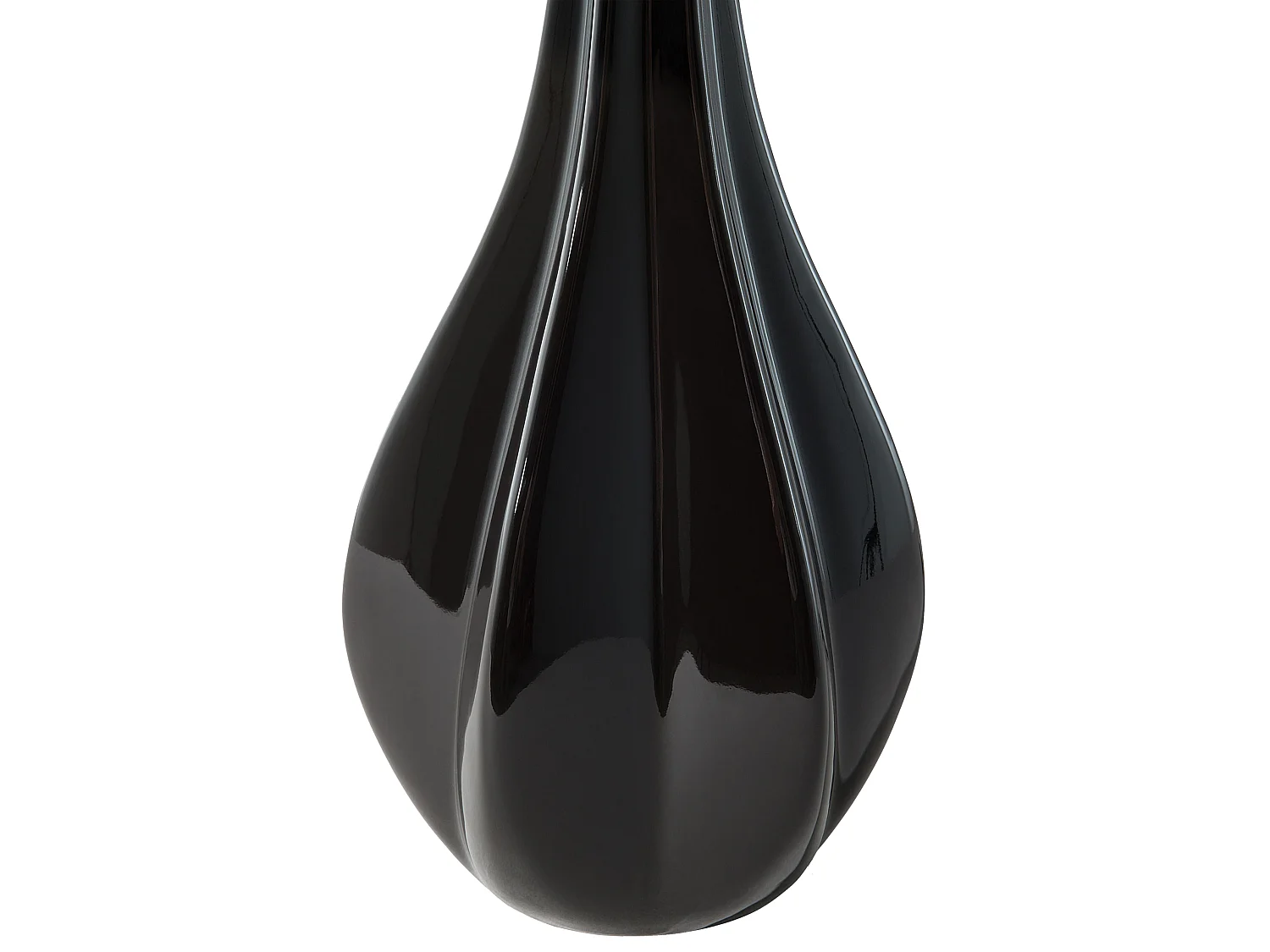 Lampe à poser SANTEE Porcelaine Noir