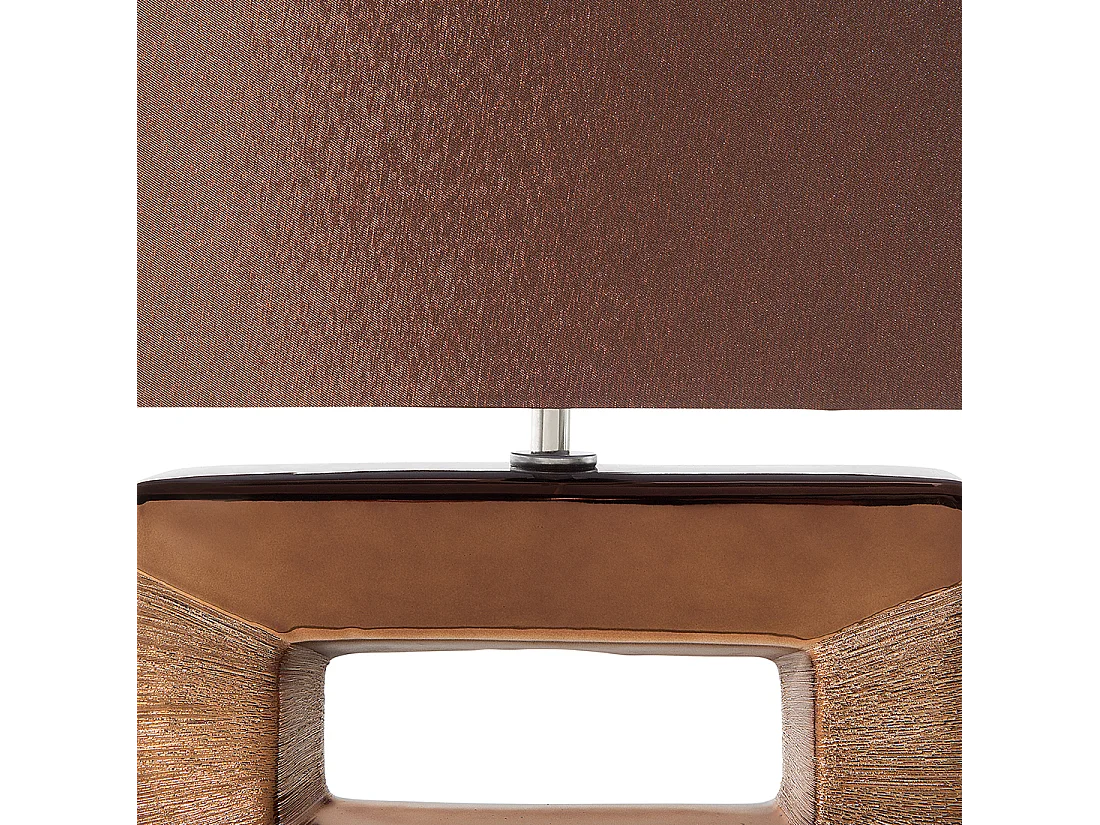 Tafellamp ONYX Porselein Bruin