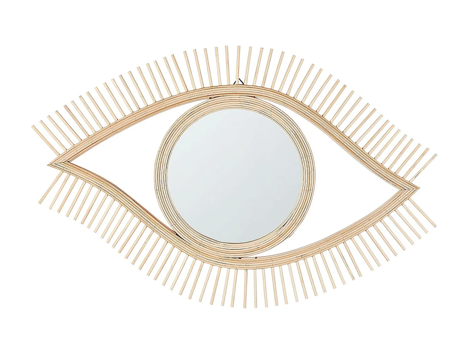Miroir SOYOPA 79 cm 48 cm Bambou Naturel