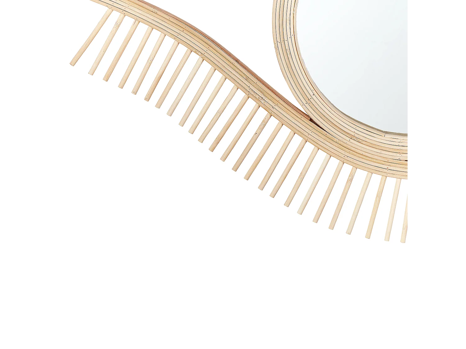 Miroir SOYOPA 79 cm 48 cm Bambou Naturel