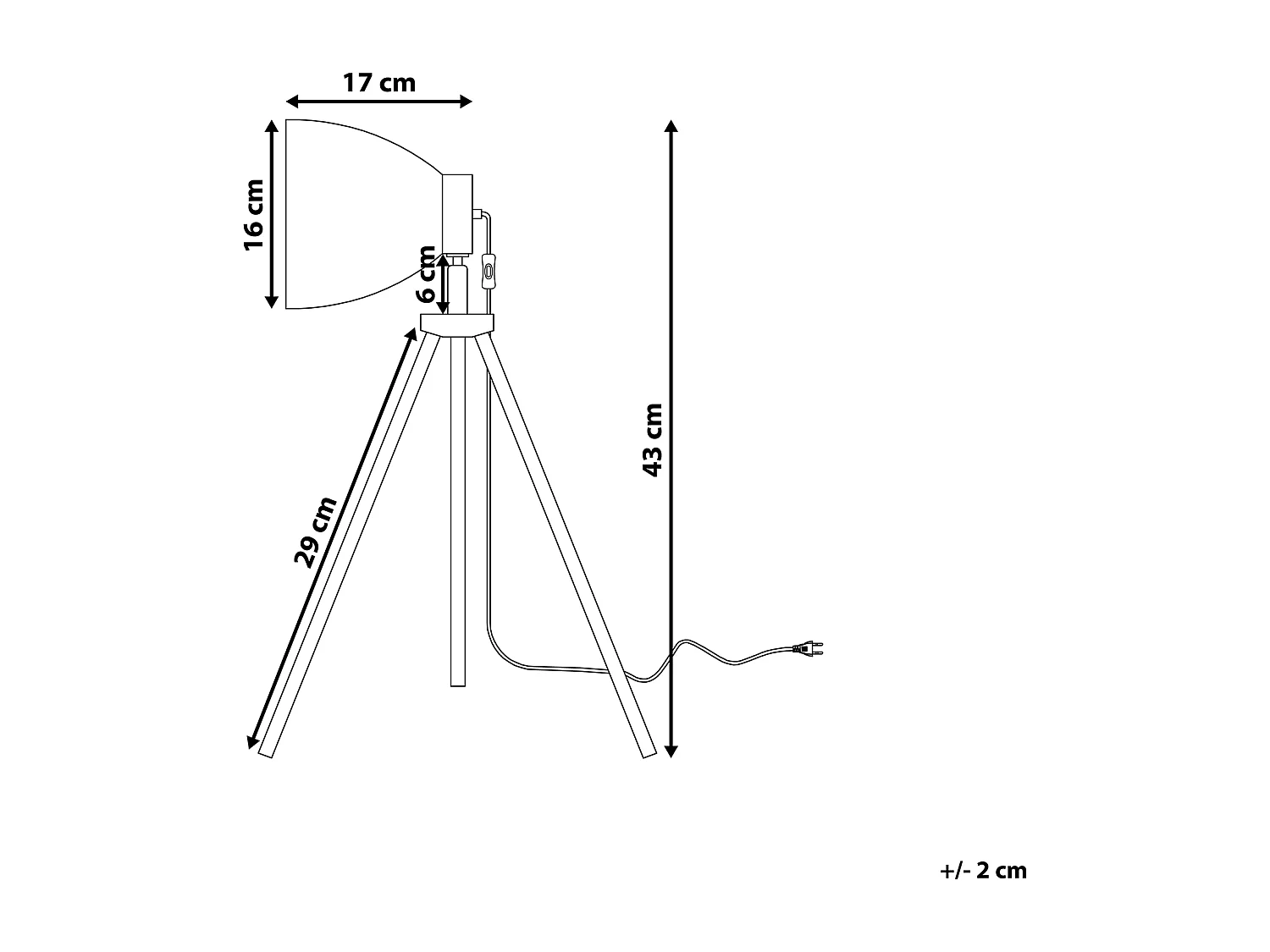 Lampe à poser TAMEGA Réglable Métal Blanc
