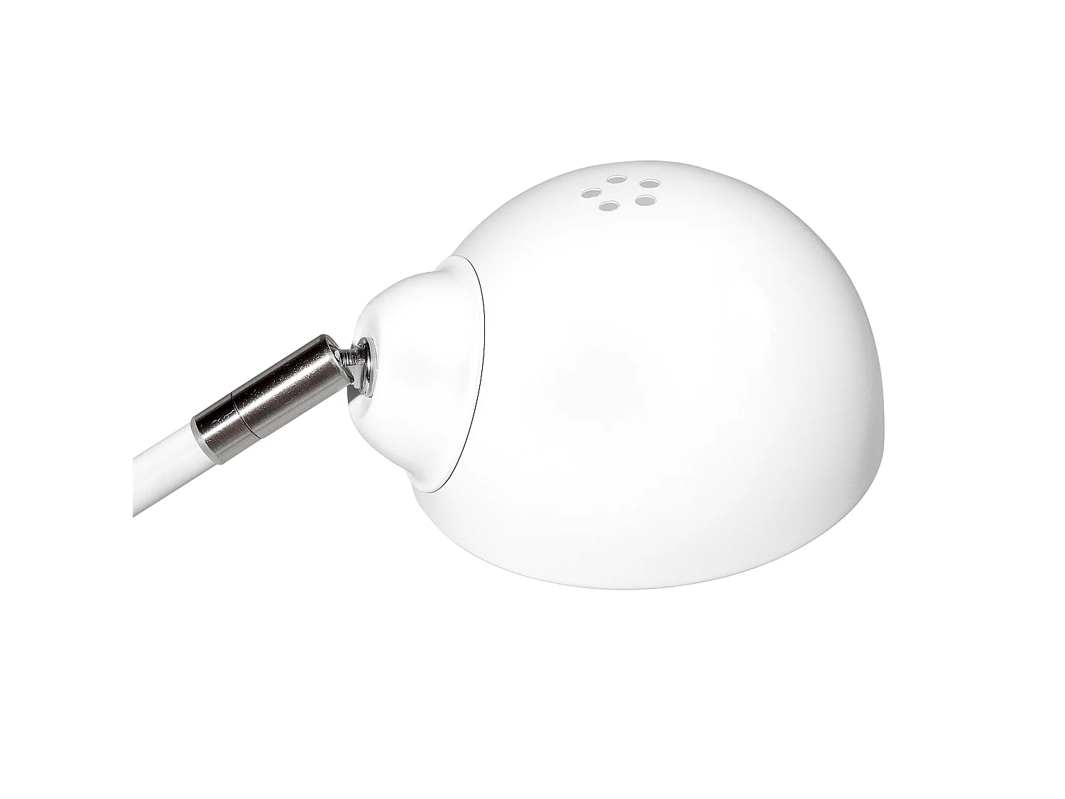 Schreibtischlampe HELMAND verstellbar Metall Weiss