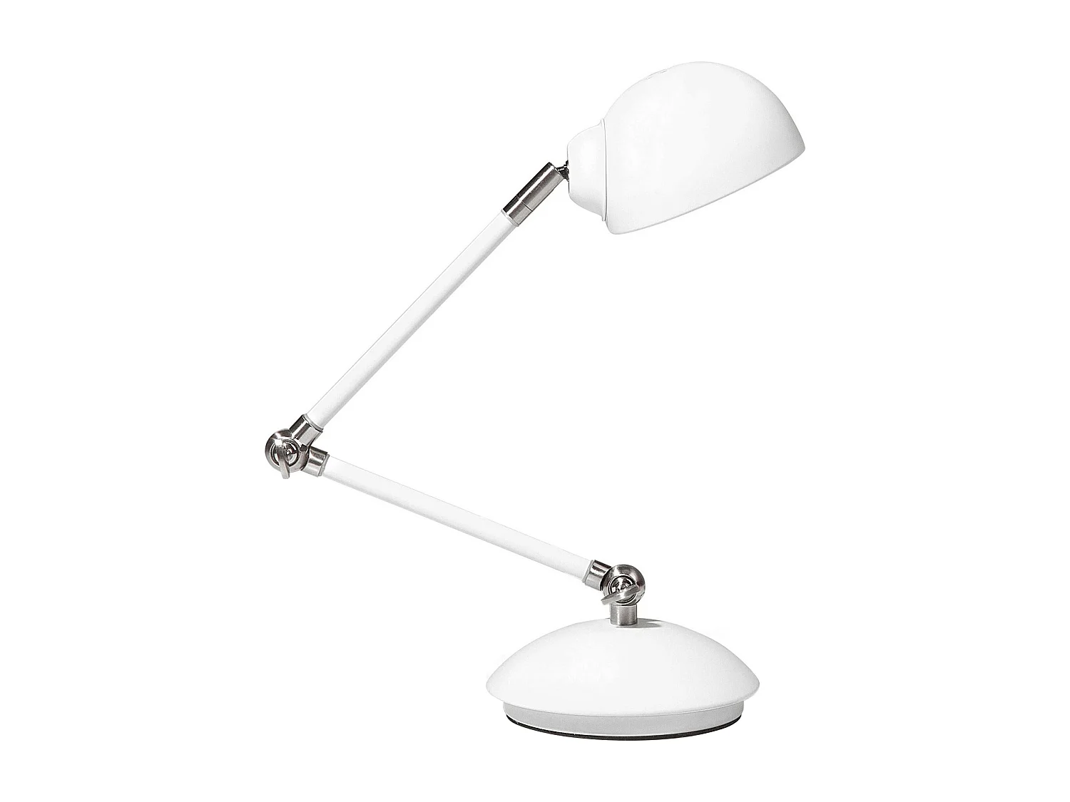 Schreibtischlampe HELMAND verstellbar Metall Weiss