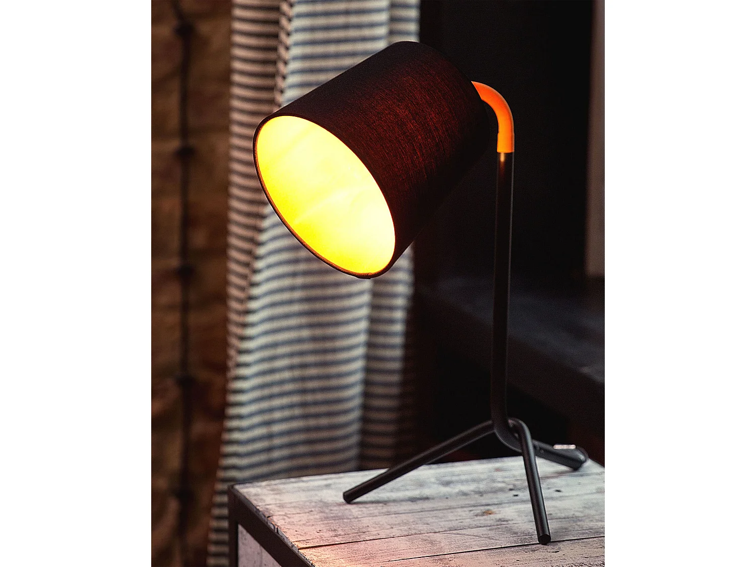 Lampa biurkowa MOOKI Regulowana Metal Czarny