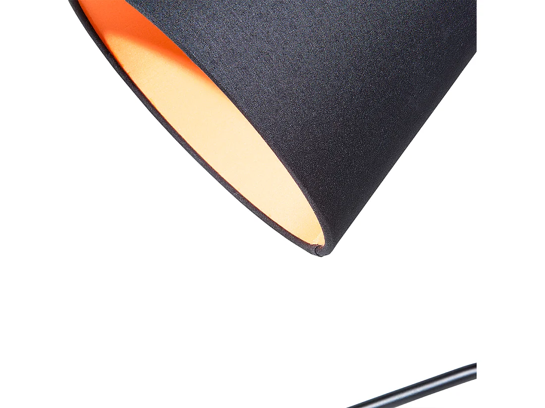 Lampa biurkowa MOOKI Regulowana Metal Czarny