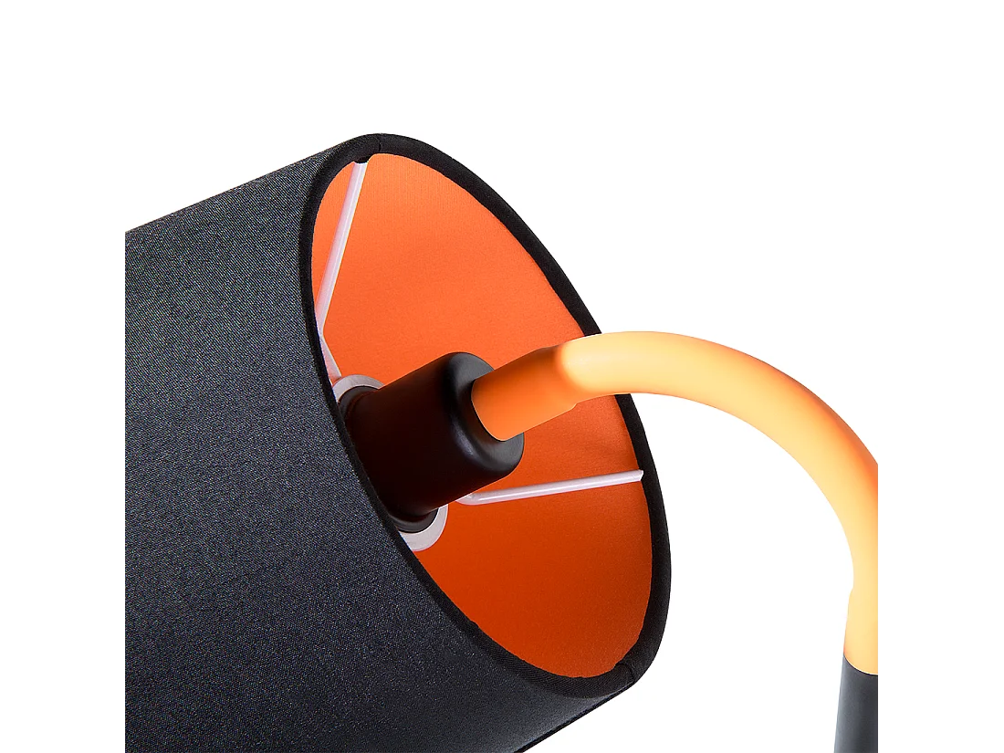 Candeeiro de secretária MOOKI Ajustável Metal Preto