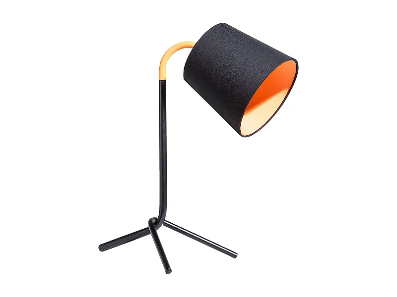 Moderne Beleuchtung für Büro schwarz/orange Mokki
