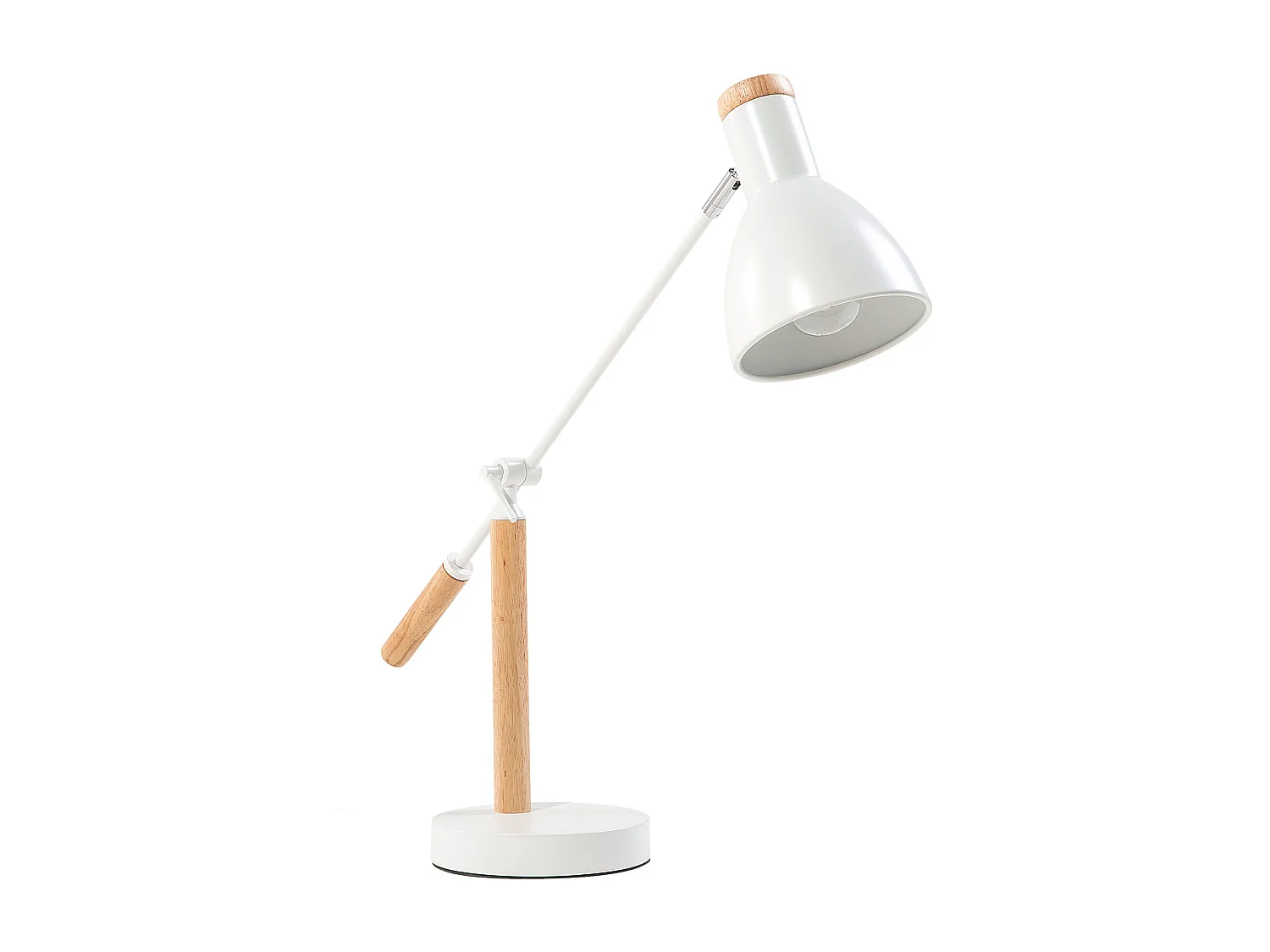 Lampada da scrivania PECKOS Regolabile Metallo Bianco