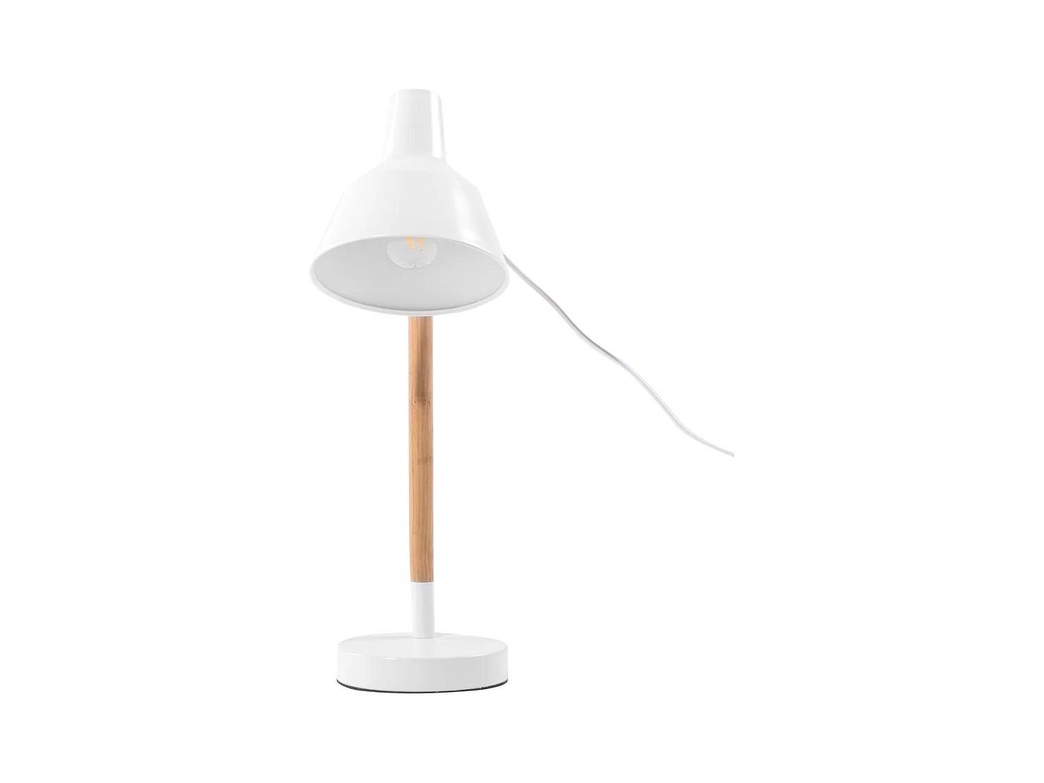 Lampe de bureau ALDAN Réglable Métal Blanc