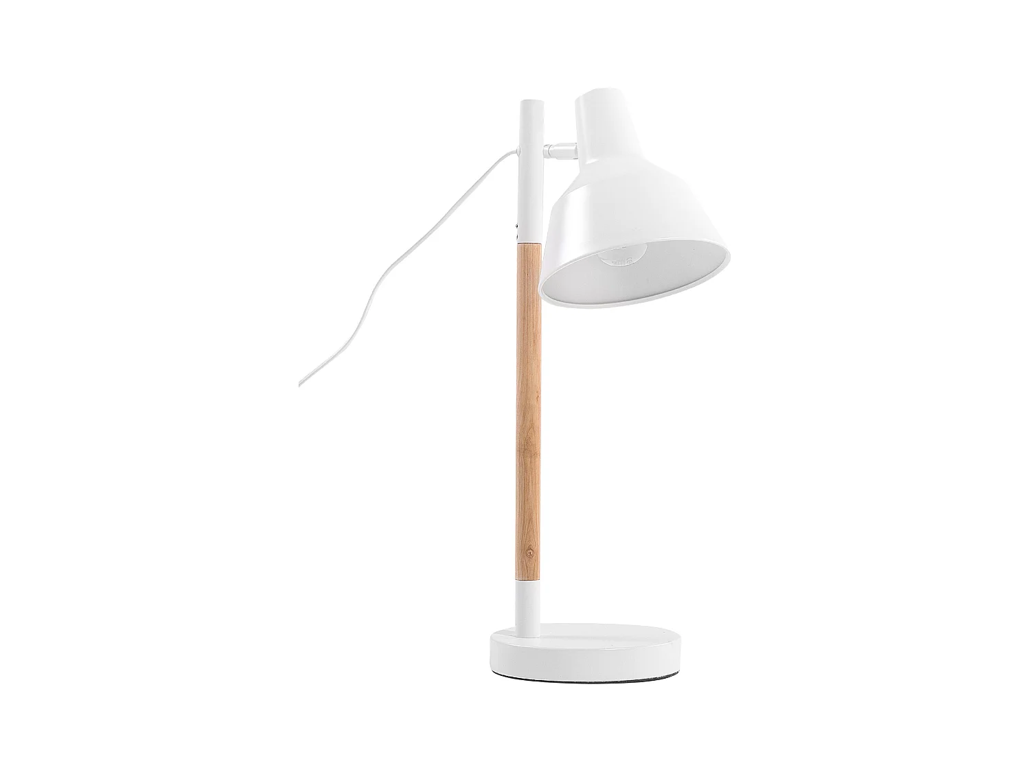 Lampe de bureau ALDAN Réglable Métal Blanc
