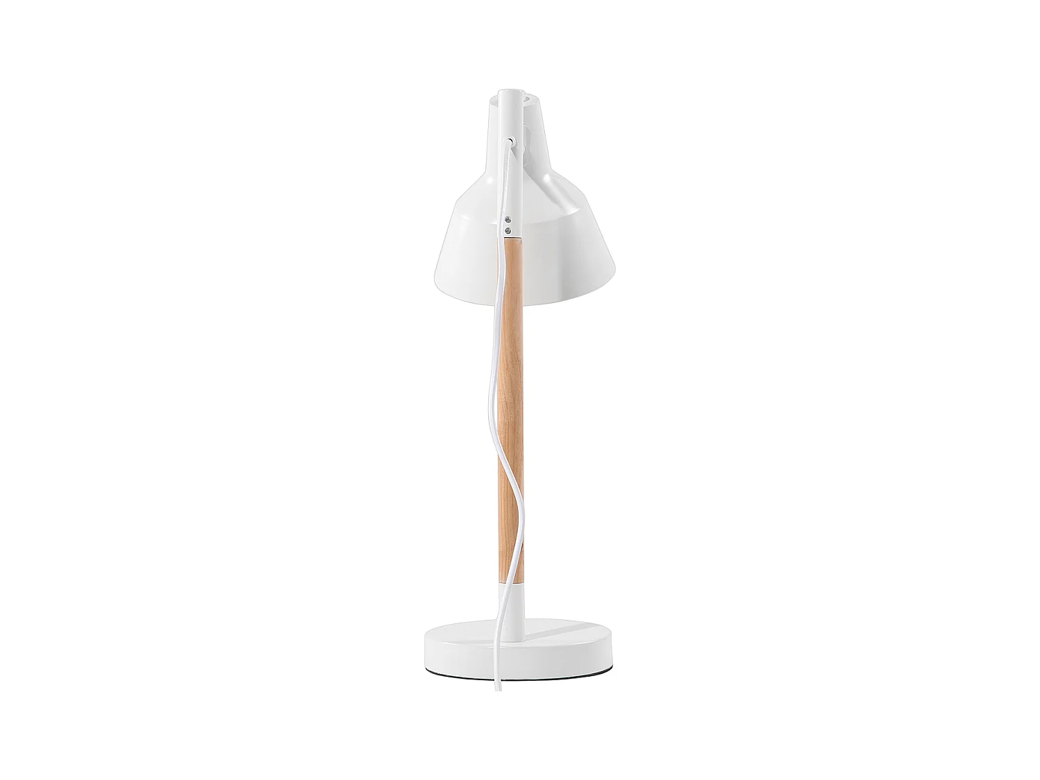 Lampe de bureau ALDAN Réglable Métal Blanc