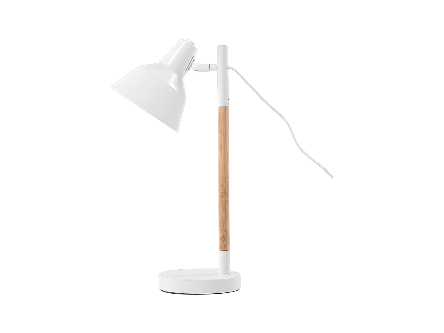 Lampe de bureau ALDAN Réglable Métal Blanc