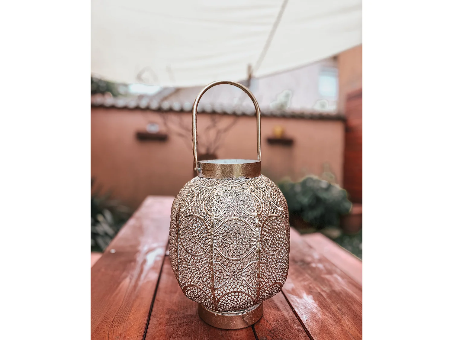 Lanterne LANTAU Métal 30 cm Doré