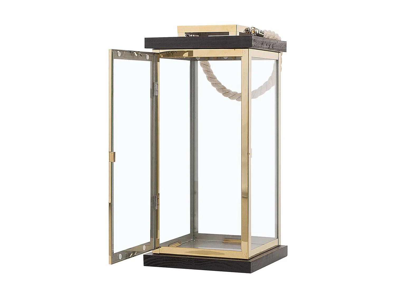 Lanterne de jardin Lanterne BORNEO Métal 41 cm Laiton